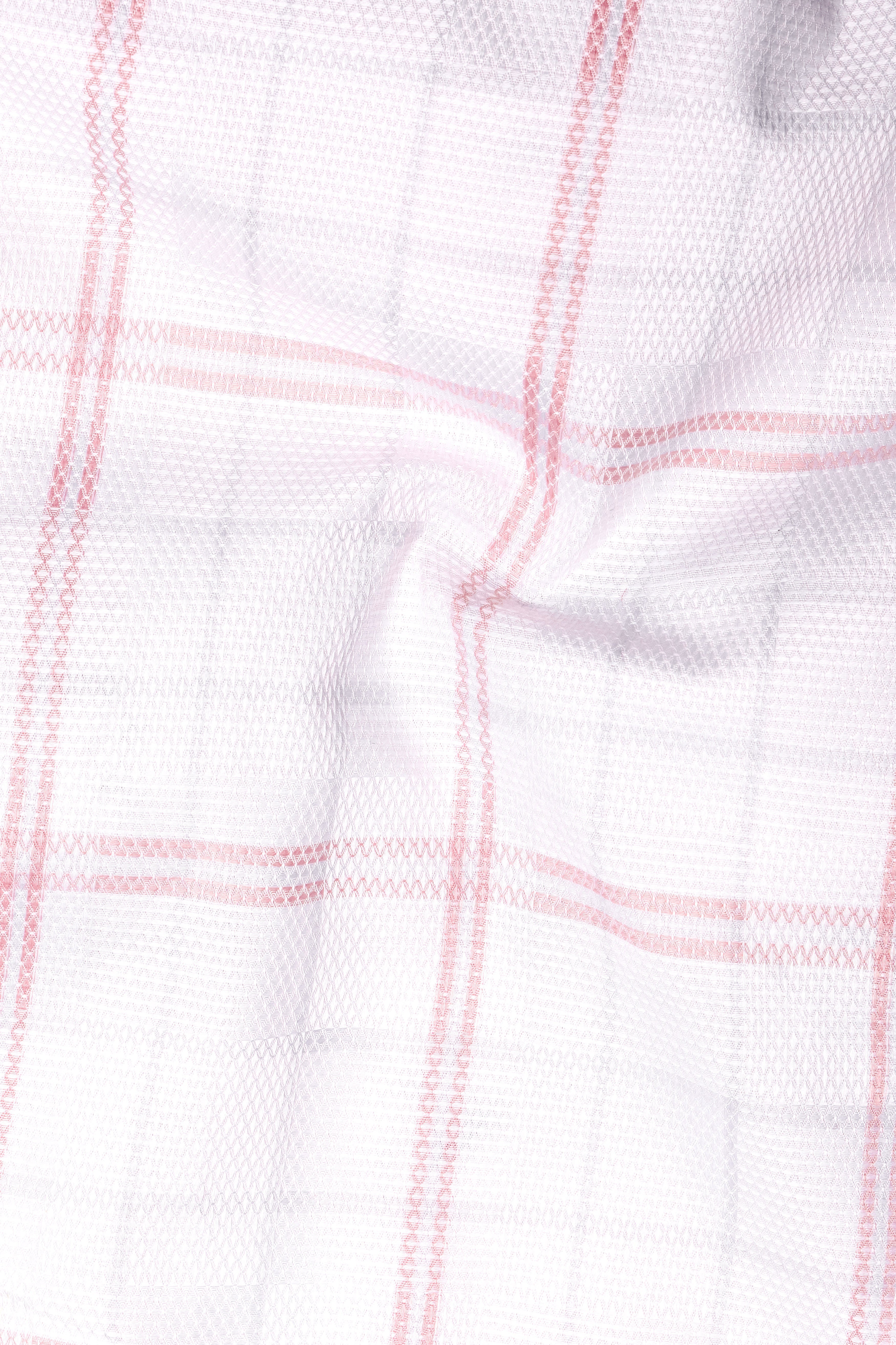 Rose-Azalea Pink And Bright White Plaid Dobby Textured Premium Giza Cotton Dress Shirt 13433-38, 13433-H-38, 13433-39, 13433-H-39, 13433-40, 13433-H-40, 13433-42, 13433-H-42, 13433-44, 13433-H-44, 13433-46, 13433-H-46, 13433-48, 13433-H-48, 13433-50, 13433-H-50, 13433-52, 13433-H-52