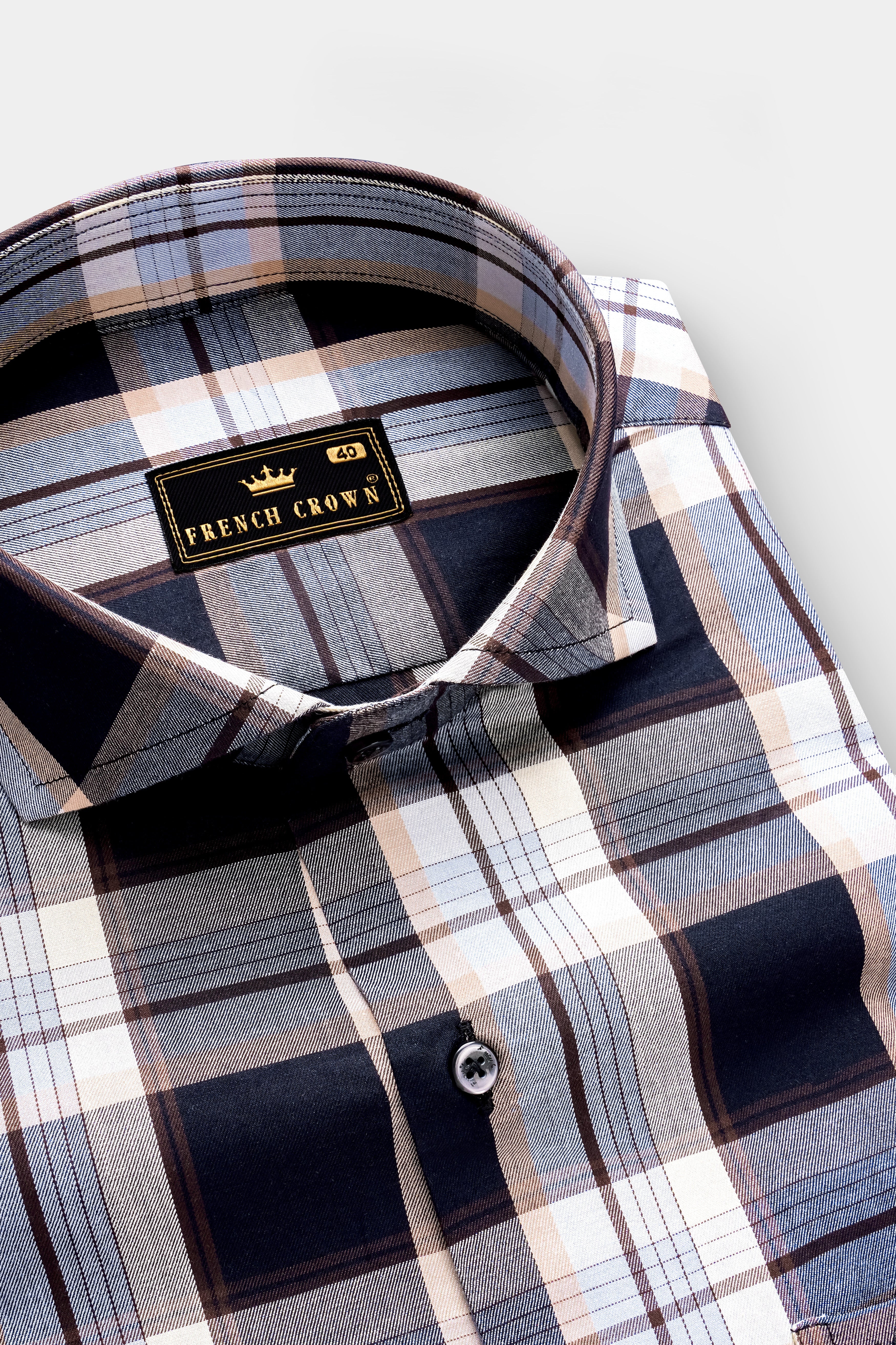 Glacier-Cinder Blue And Cadet Gray Plaid Twill Premium Cotton Semi Formal Shirt 13446-CA-BLK-38, 13446-CA-BLK-H-38, 13446-CA-BLK-39, 13446-CA-BLK-H-39, 13446-CA-BLK-40, 13446-CA-BLK-H-40, 13446-CA-BLK-42, 13446-CA-BLK-H-42, 13446-CA-BLK-44, 13446-CA-BLK-H-44, 13446-CA-BLK-46, 13446-CA-BLK-H-46, 13446-CA-BLK-48, 13446-CA-BLK-H-48, 13446-CA-BLK-50, 13446-CA-BLK-H-50, 13446-CA-BLK-52, 13446-CA-BLK-H-52