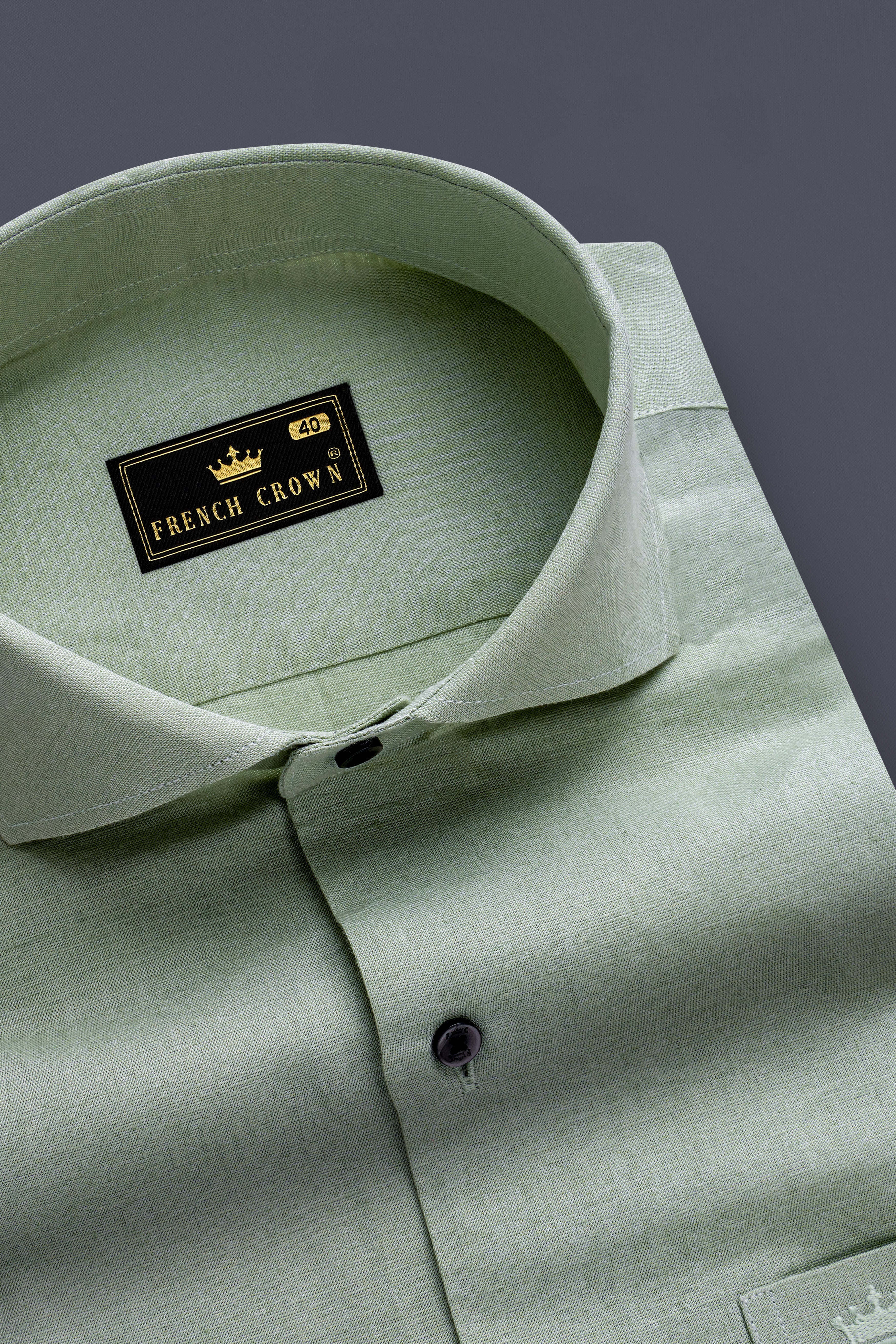 ForestWeave-Tasman Green Solid Premium Luxuries Linen Dress Shirt 13460-CA-BLK-38, 13460-CA-BLK-H-38, 13460-CA-BLK-39, 13460-CA-BLK-H-39, 13460-CA-BLK-40, 13460-CA-BLK-H-40, 13460-CA-BLK-42, 13460-CA-BLK-H-42, 13460-CA-BLK-44, 13460-CA-BLK-H-44, 13460-CA-BLK-46, 13460-CA-BLK-H-46, 13460-CA-BLK-48, 13460-CA-BLK-H-48, 13460-CA-BLK-50, 13460-CA-BLK-H-50, 13460-CA-BLK-52, 13460-CA-BLK-H-52