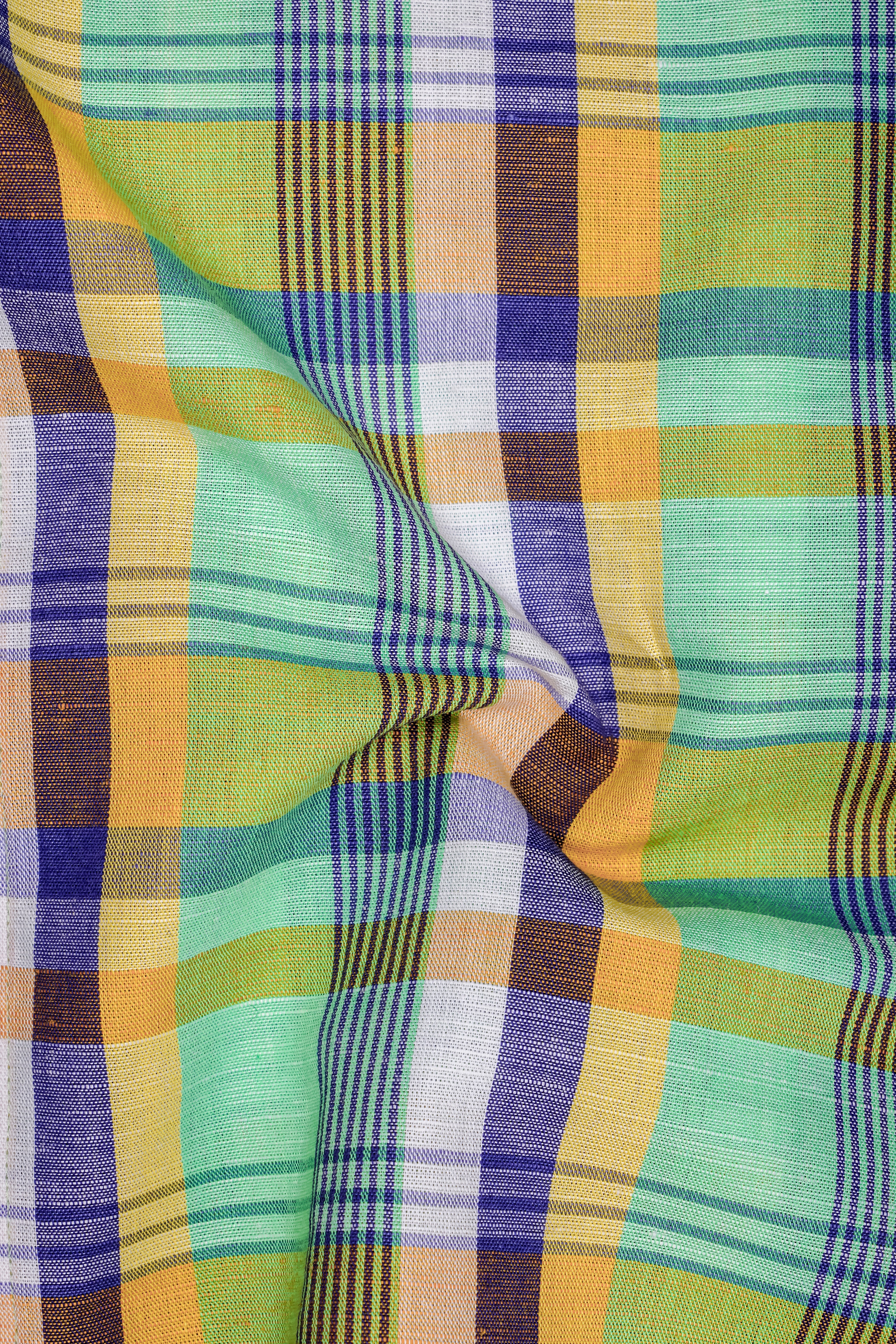 VerdantGrid-Vista Green And Jacarta Blue Plaid Premium Luxuries Linen Casual Shirt 13467-BD-38, 13467-BD-H-38, 13467-BD-39, 13467-BD-H-39, 13467-BD-40, 13467-BD-H-40, 13467-BD-42, 13467-BD-H-42, 13467-BD-44, 13467-BD-H-44, 13467-BD-46, 13467-BD-H-46, 13467-BD-48, 13467-BD-H-48, 13467-BD-50, 13467-BD-H-50, 13467-BD-52, 13467-BD-H-52