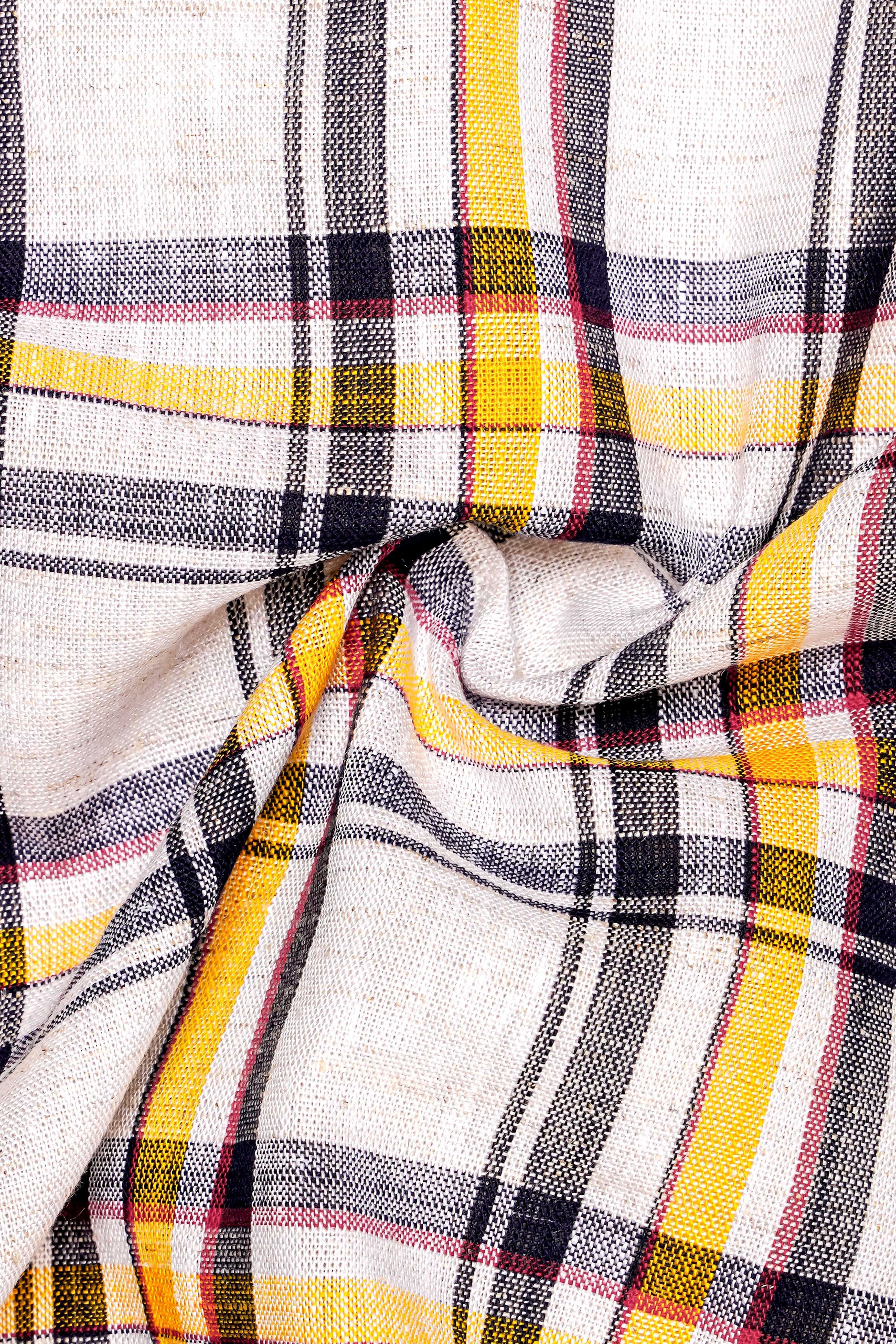 CitrineLoom-Bright White And Citrine Yellow Plaid Premium Luxuries Linen Casual Shirt 13473-BD-38, 13473-BD-H-38, 13473-BD-39, 13473-BD-H-39, 13473-BD-40, 13473-BD-H-40, 13473-BD-42, 13473-BD-H-42, 13473-BD-44, 13473-BD-H-44, 13473-BD-46, 13473-BD-H-46, 13473-BD-48, 13473-BD-H-48, 13473-BD-50, 13473-BD-H-50, 13473-BD-52, 13473-BD-H-52