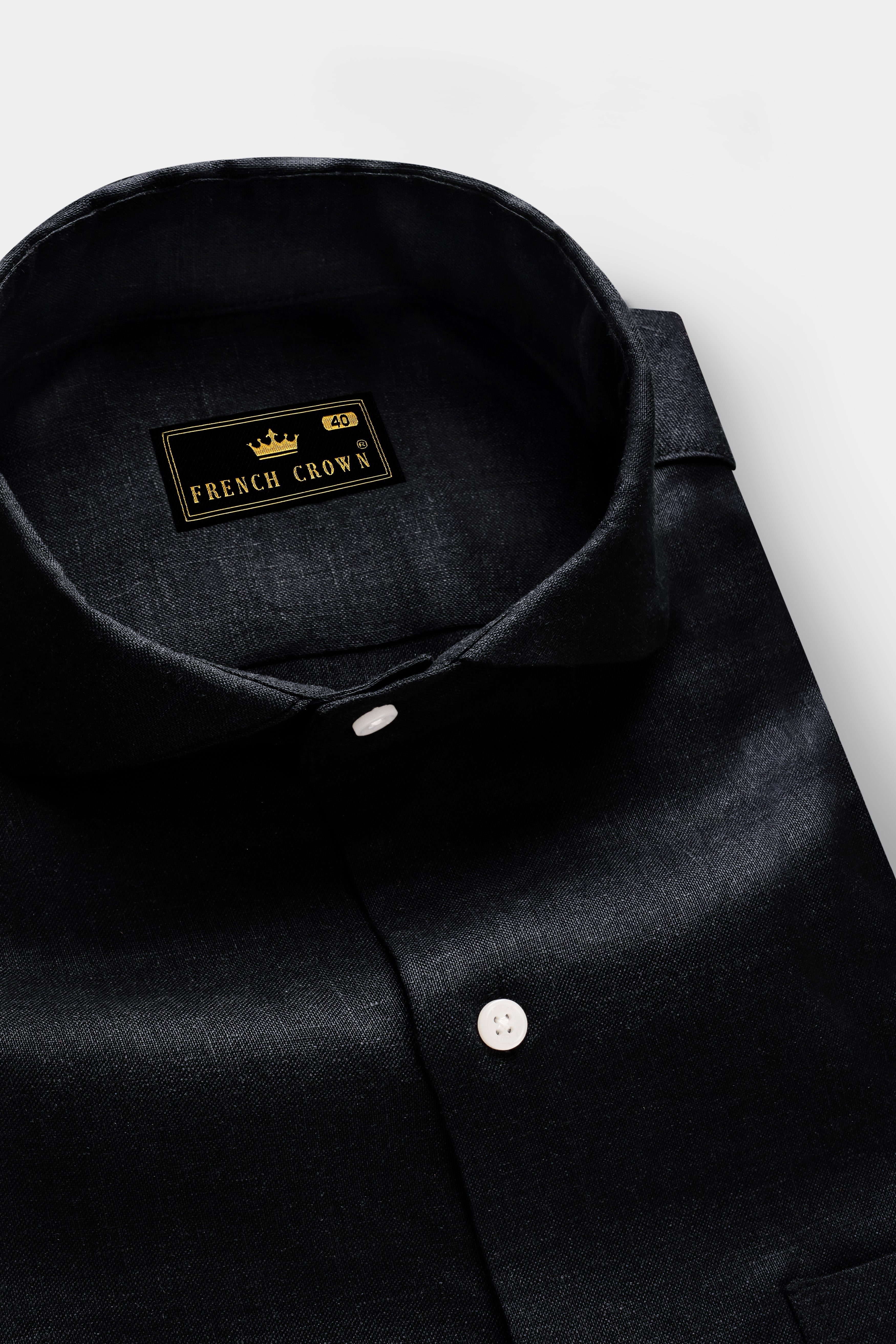 Eclipse Black-Jade Solid Premium Luxuries Linen Dress Shirt 13475-CA-38, 13475-CA-H-38, 13475-CA-39, 13475-CA-H-39, 13475-CA-40, 13475-CA-H-40, 13475-CA-42, 13475-CA-H-42, 13475-CA-44, 13475-CA-H-44, 13475-CA-46, 13475-CA-H-46, 13475-CA-48, 13475-CA-H-48, 13475-CA-50, 13475-CA-H-50, 13475-CA-52, 13475-CA-H-52