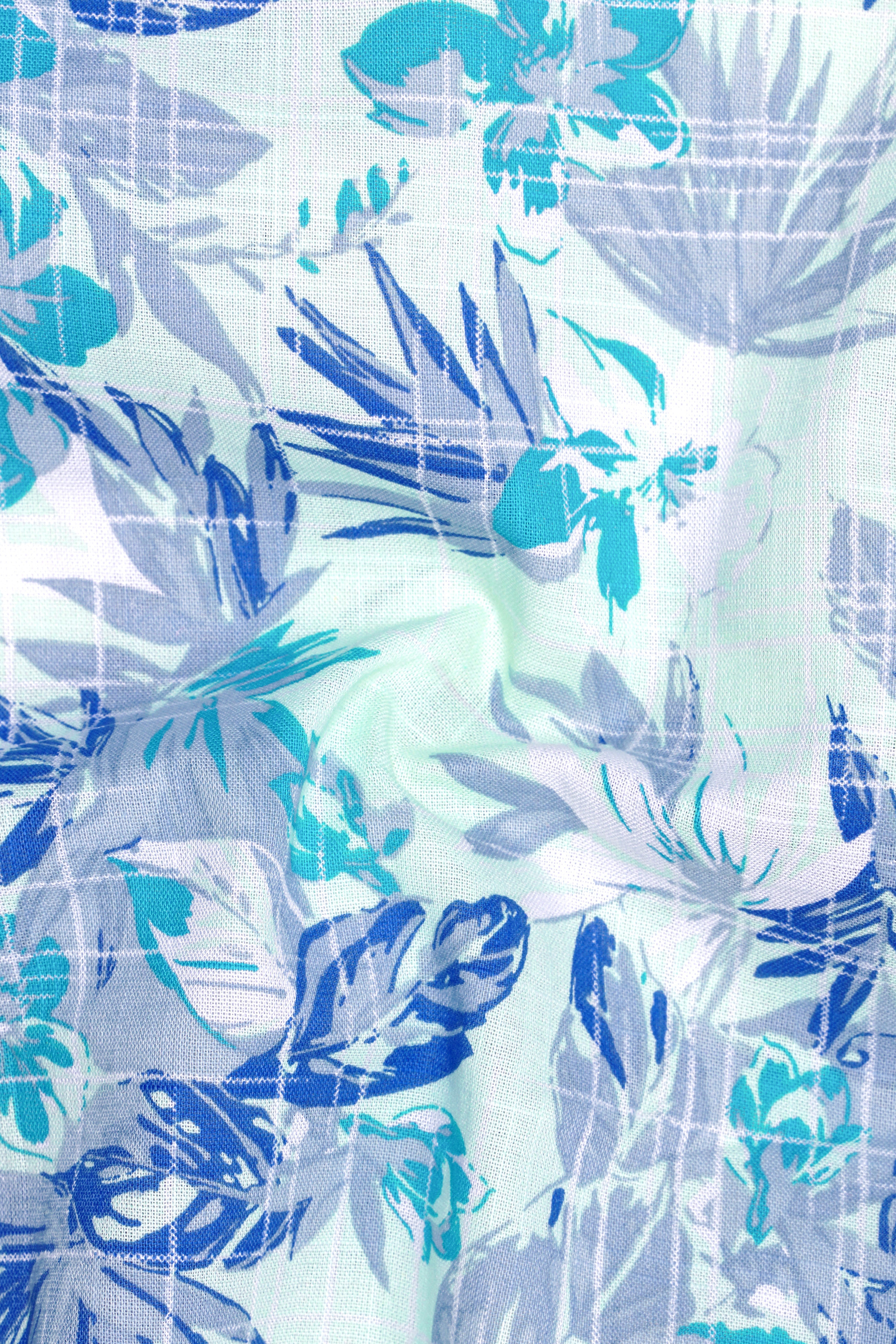 AzureCanvas-Blizzard Blue And Botticelli Printed Premium Luxuries Linen Casual Shirt 13476-38, 13476-H-38, 13476-39, 13476-H-39, 13476-40, 13476-H-40, 13476-42, 13476-H-42, 13476-44, 13476-H-44, 13476-46, 13476-H-46, 13476-48, 13476-H-48, 13476-50, 13476-H-50, 13476-52, 13476-H-52