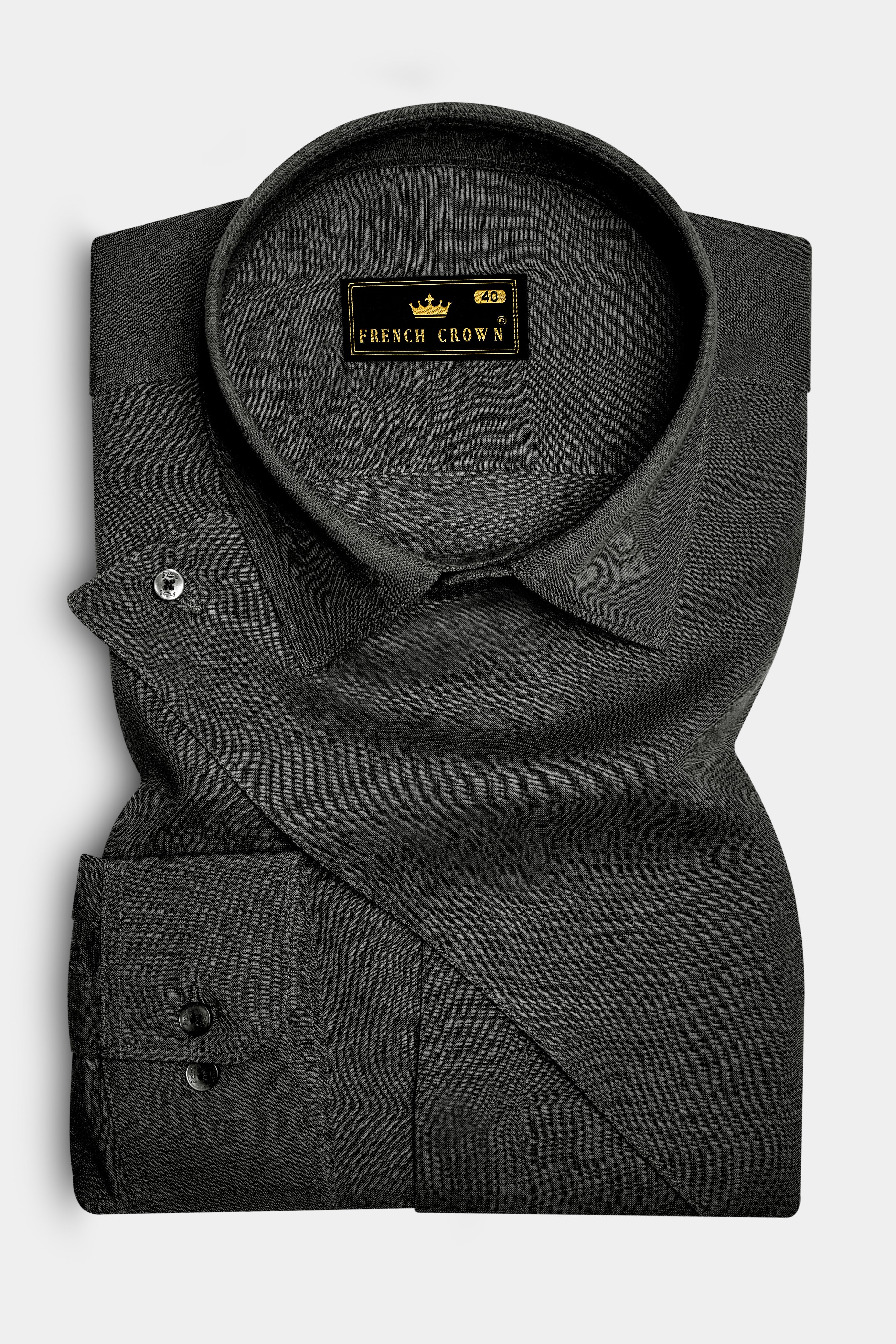 Graphite Loom-Mine Shaft Gray Solid Premium Luxuries Linen Designer Casual Shirt 13477-BLK-P661-38, 13477-BLK-P661-H-38, 13477-BLK-P661-39, 13477-BLK-P661-H-39, 13477-BLK-P661-40, 13477-BLK-P661-H-40, 13477-BLK-P661-42, 13477-BLK-P661-H-42, 13477-BLK-P661-44, 13477-BLK-P661-H-44, 13477-BLK-P661-46, 13477-BLK-P661-H-46, 13477-BLK-P661-48, 13477-BLK-P661-H-48, 13477-BLK-P661-50, 13477-BLK-P661-H-50, 13477-BLK-P661-52, 13477-BLK-P661-H-52