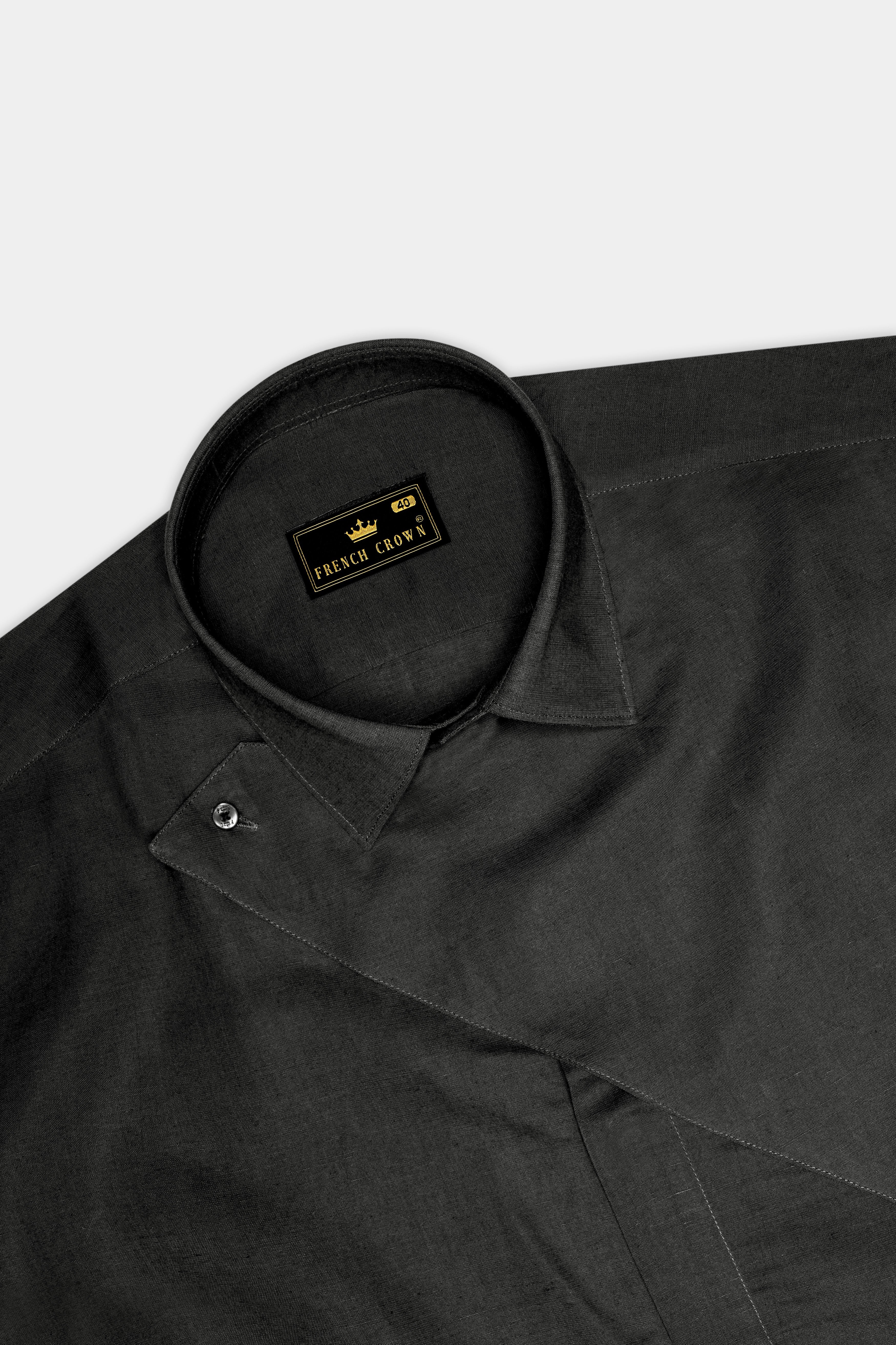 Graphite Loom-Mine Shaft Gray Solid Premium Luxuries Linen Designer Casual Shirt 13477-BLK-P661-38, 13477-BLK-P661-H-38, 13477-BLK-P661-39, 13477-BLK-P661-H-39, 13477-BLK-P661-40, 13477-BLK-P661-H-40, 13477-BLK-P661-42, 13477-BLK-P661-H-42, 13477-BLK-P661-44, 13477-BLK-P661-H-44, 13477-BLK-P661-46, 13477-BLK-P661-H-46, 13477-BLK-P661-48, 13477-BLK-P661-H-48, 13477-BLK-P661-50, 13477-BLK-P661-H-50, 13477-BLK-P661-52, 13477-BLK-P661-H-52