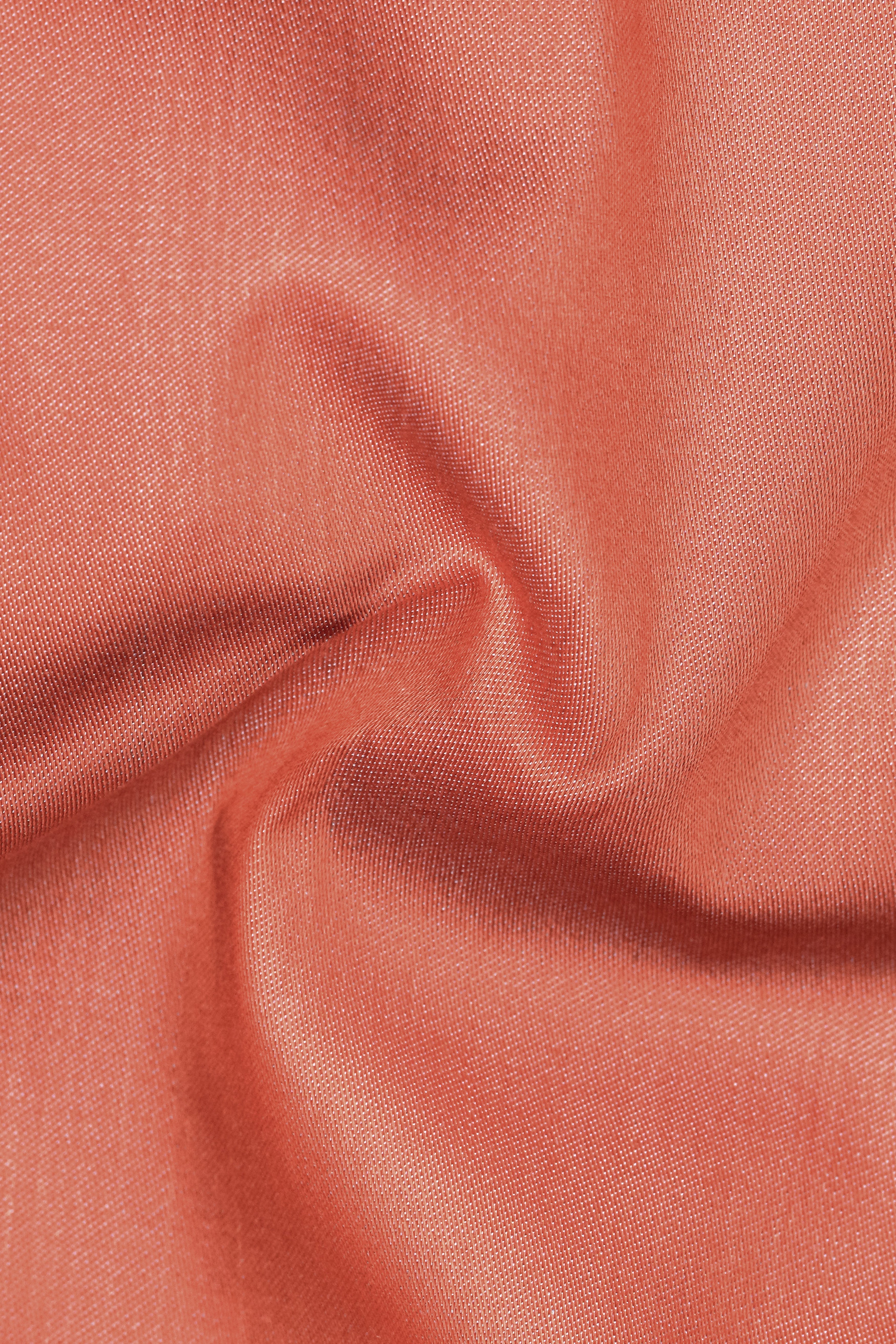 SunsetRust-Chestnut Rose Orange Solid Subtle Sheen Super Soft Premium Cotton Dress Shirt 13478-CA-38, 13478-CA-H-38, 13478-CA-39, 13478-CA-H-39, 13478-CA-40, 13478-CA-H-40, 13478-CA-42, 13478-CA-H-42, 13478-CA-44, 13478-CA-H-44, 13478-CA-46, 13478-CA-H-46, 13478-CA-48, 13478-CA-H-48, 13478-CA-50, 13478-CA-H-50, 13478-CA-52, 13478-CA-H-52