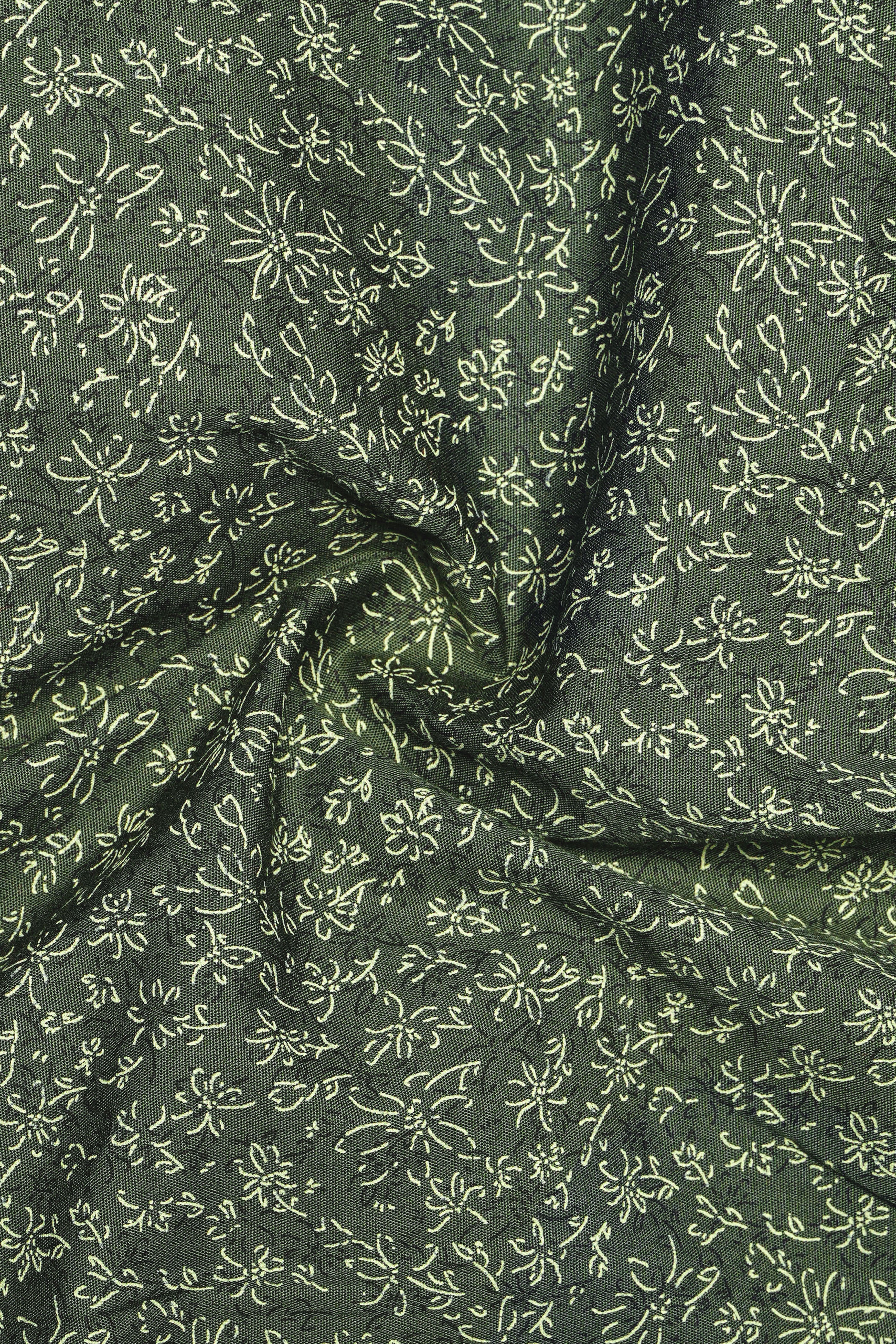 Fern Mist-Mineral Green Printed Super Soft Premium Cotton Casual Designer Shirt