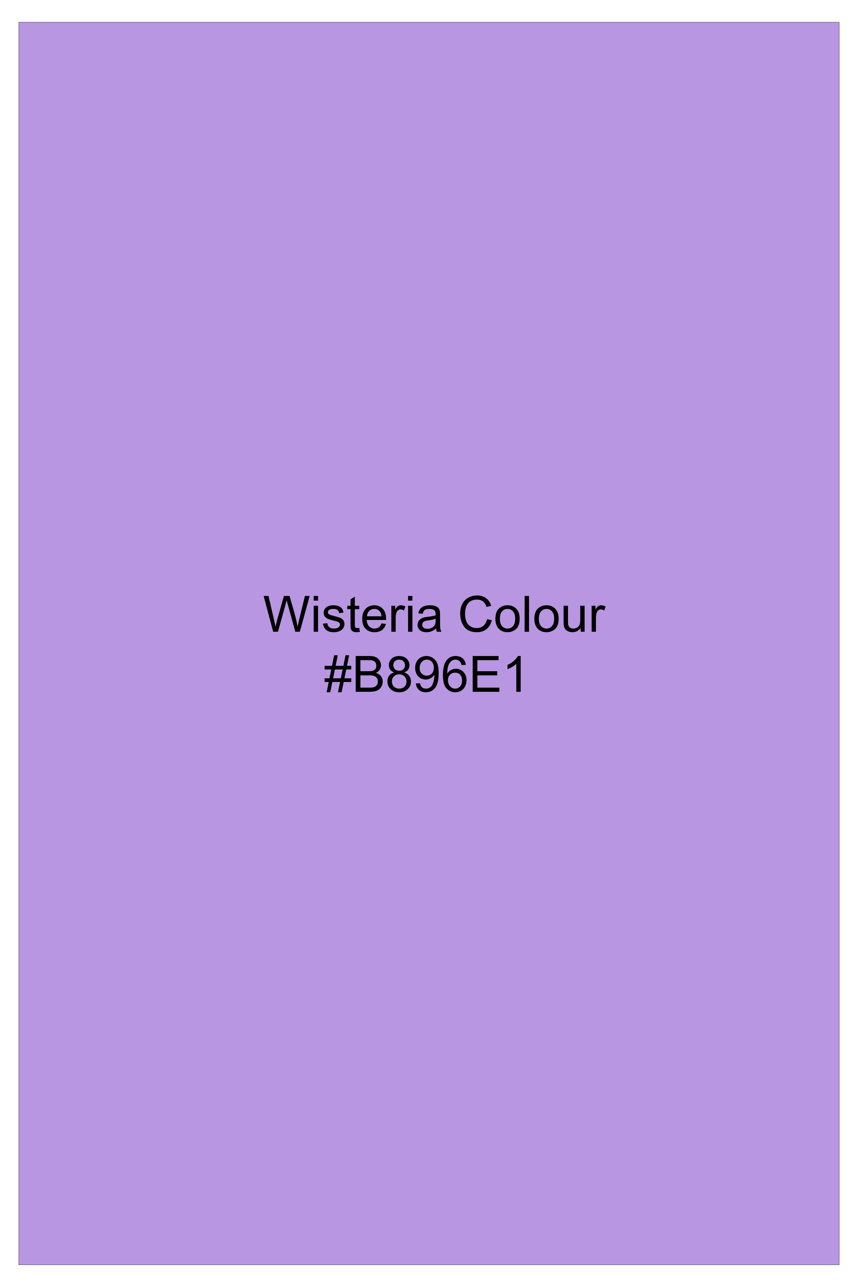 Amethyst Hue-Wisteria Purple Solid Subtle Sheen Super Soft Premium Cotton Dress Shirt