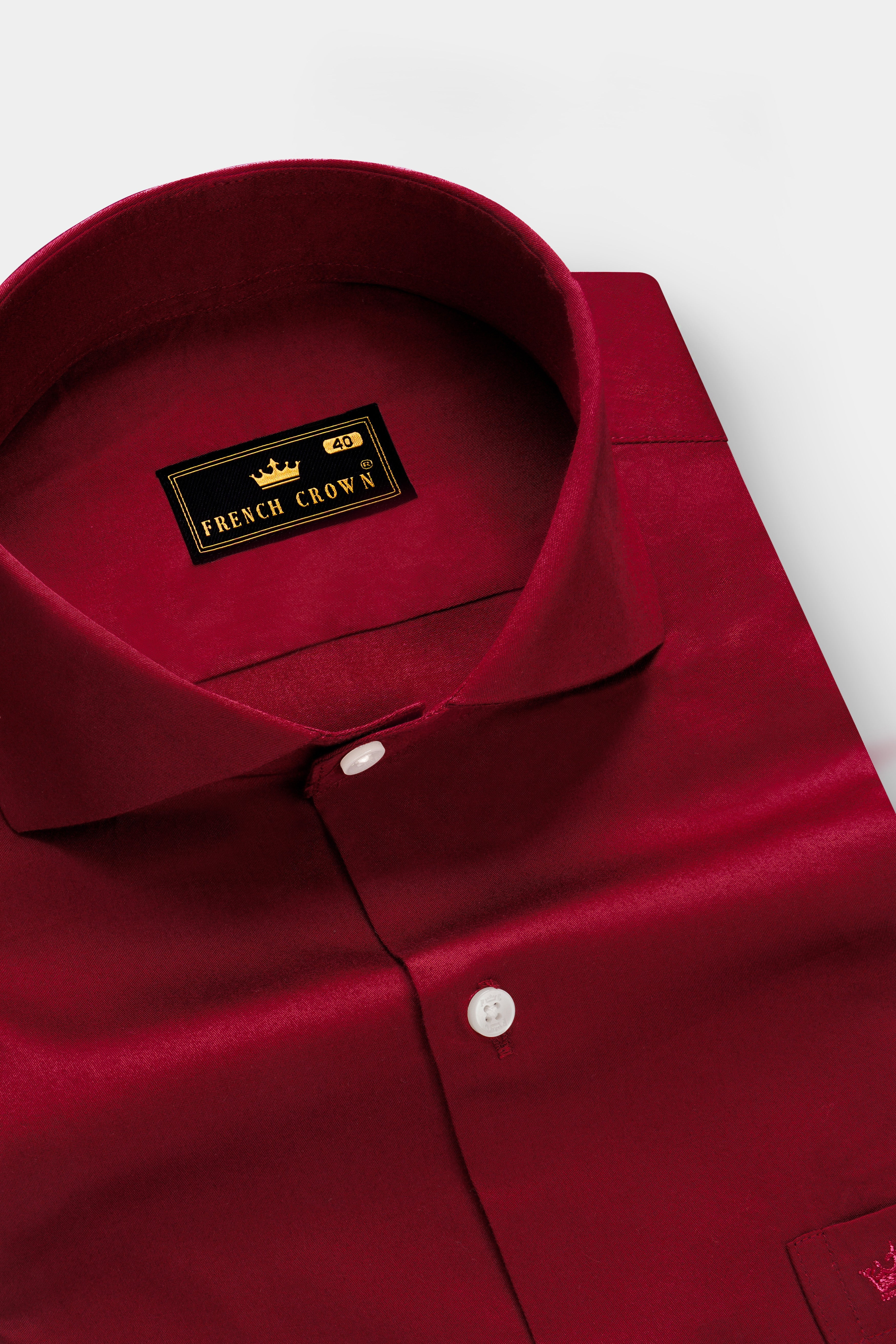 Majestic Ruby-Venetian Red Solid Subtle Sheen Super Soft Premium Cotton Cut Away Collar Dress Shirt 13592-CA-38, 13592-CA-H-38, 13592-CA-39, 13592-CA-H-39, 13592-CA-40, 13592-CA-H-40, 13592-CA-42, 13592-CA-H-42, 13592-CA-44, 13592-CA-H-44, 13592-CA-46, 13592-CA-H-46, 13592-CA-48, 13592-CA-H-48, 13592-CA-50, 13592-CA-H-50, 13592-CA-52, 13592-CA-H-52