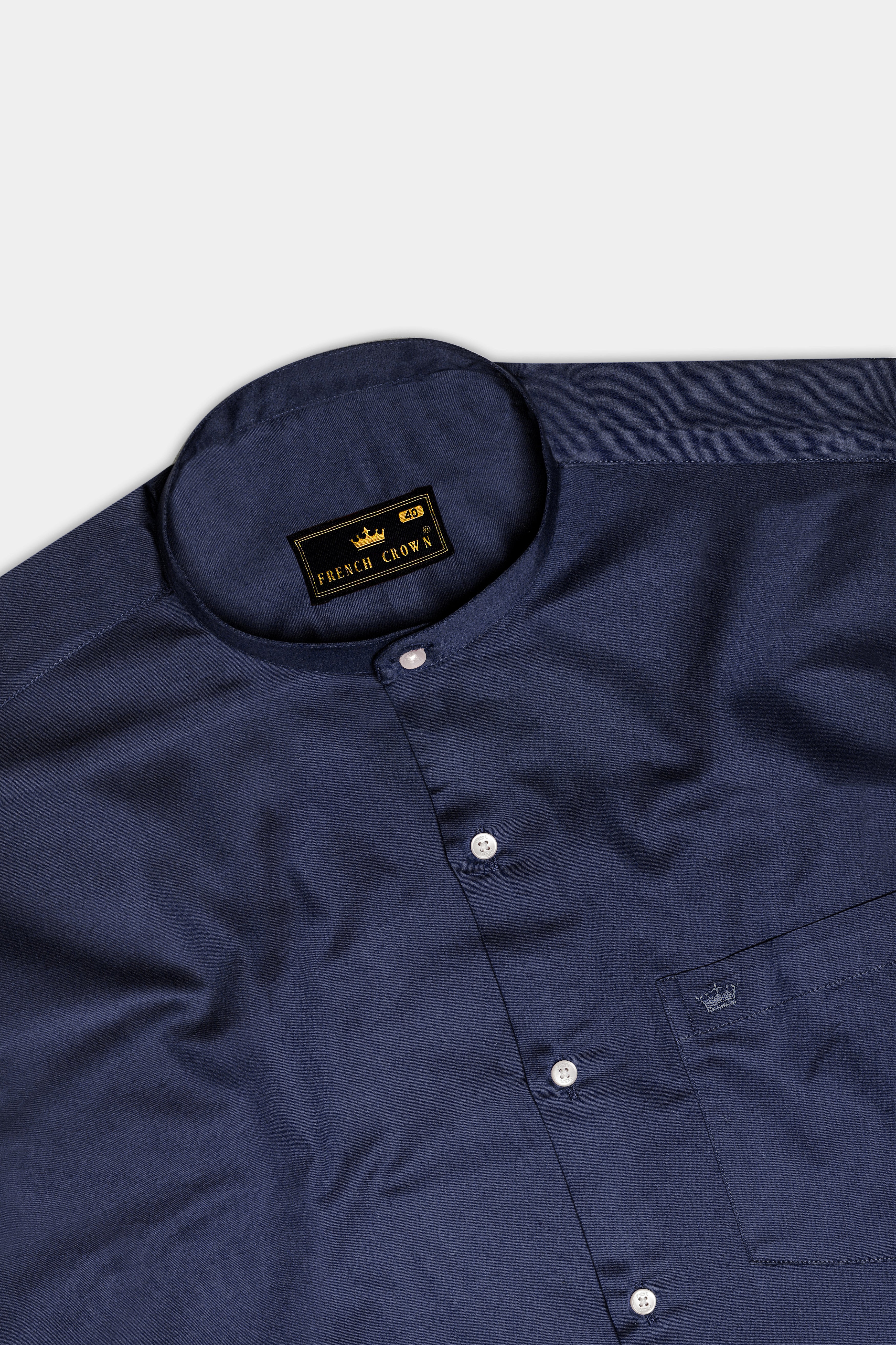 Cerulean-Tealish Blue Solid Subtle Sheen Super Soft Premium Cotton Semi Formal Mandarin Collar Shirt 13601-M-38, 13601-M-H-38, 13601-M-39, 13601-M-H-39, 13601-M-40, 13601-M-H-40, 13601-M-42, 13601-M-H-42, 13601-M-44, 13601-M-H-44, 13601-M-46, 13601-M-H-46, 13601-M-48, 13601-M-H-48, 13601-M-50, 13601-M-H-50, 13601-M-52, 13601-M-H-52