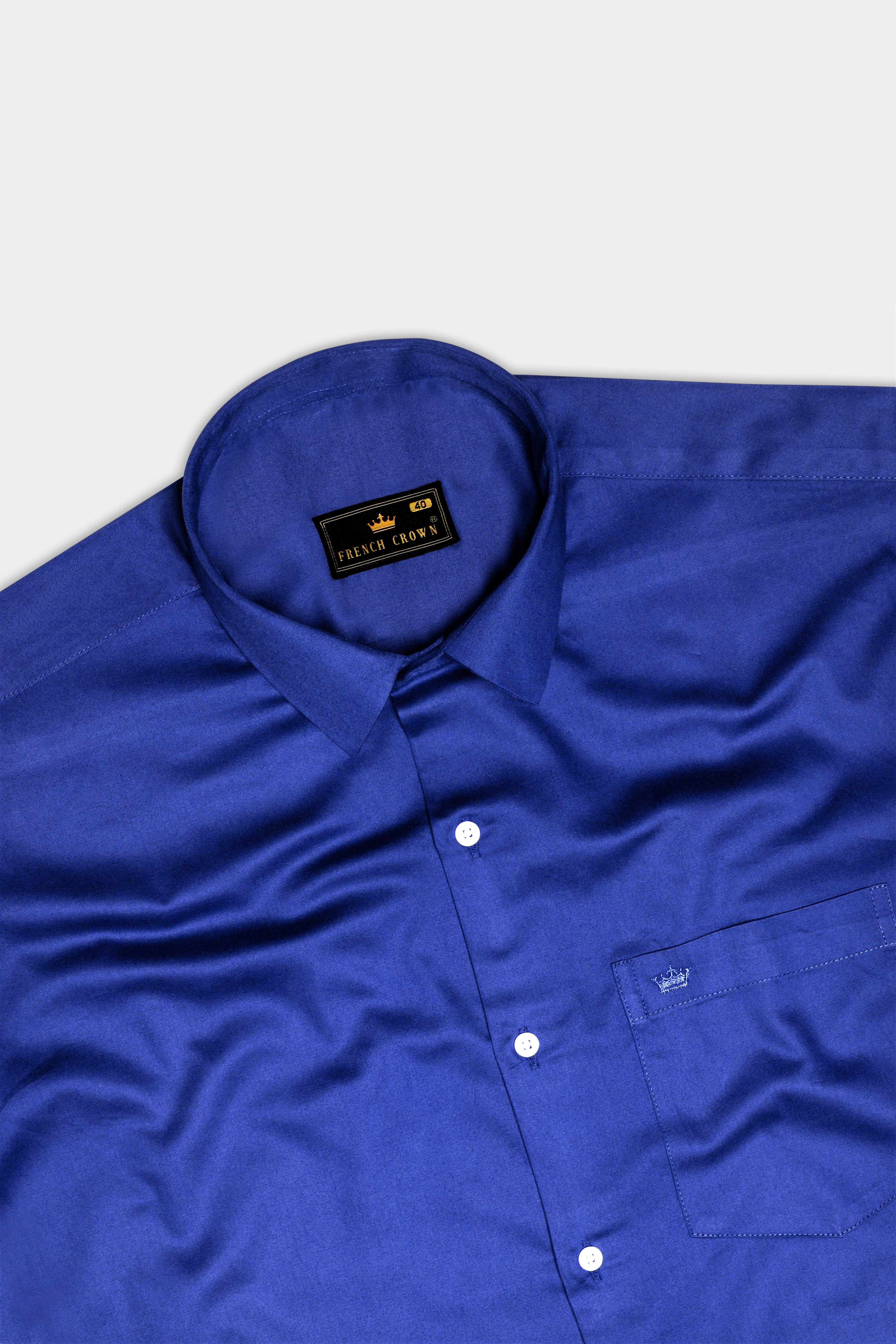 indigo blue-Catalina Solid Subtle Sheen Super Soft Premium Cotton Dress Shirt 13602-38, 13602-H-38, 13602-39, 13602-H-39, 13602-40, 13602-H-40, 13602-42, 13602-H-42, 13602-44, 13602-H-44, 13602-46, 13602-H-46, 13602-48, 13602-H-48, 13602-50, 13602-H-50, 13602-52, 13602-H-52