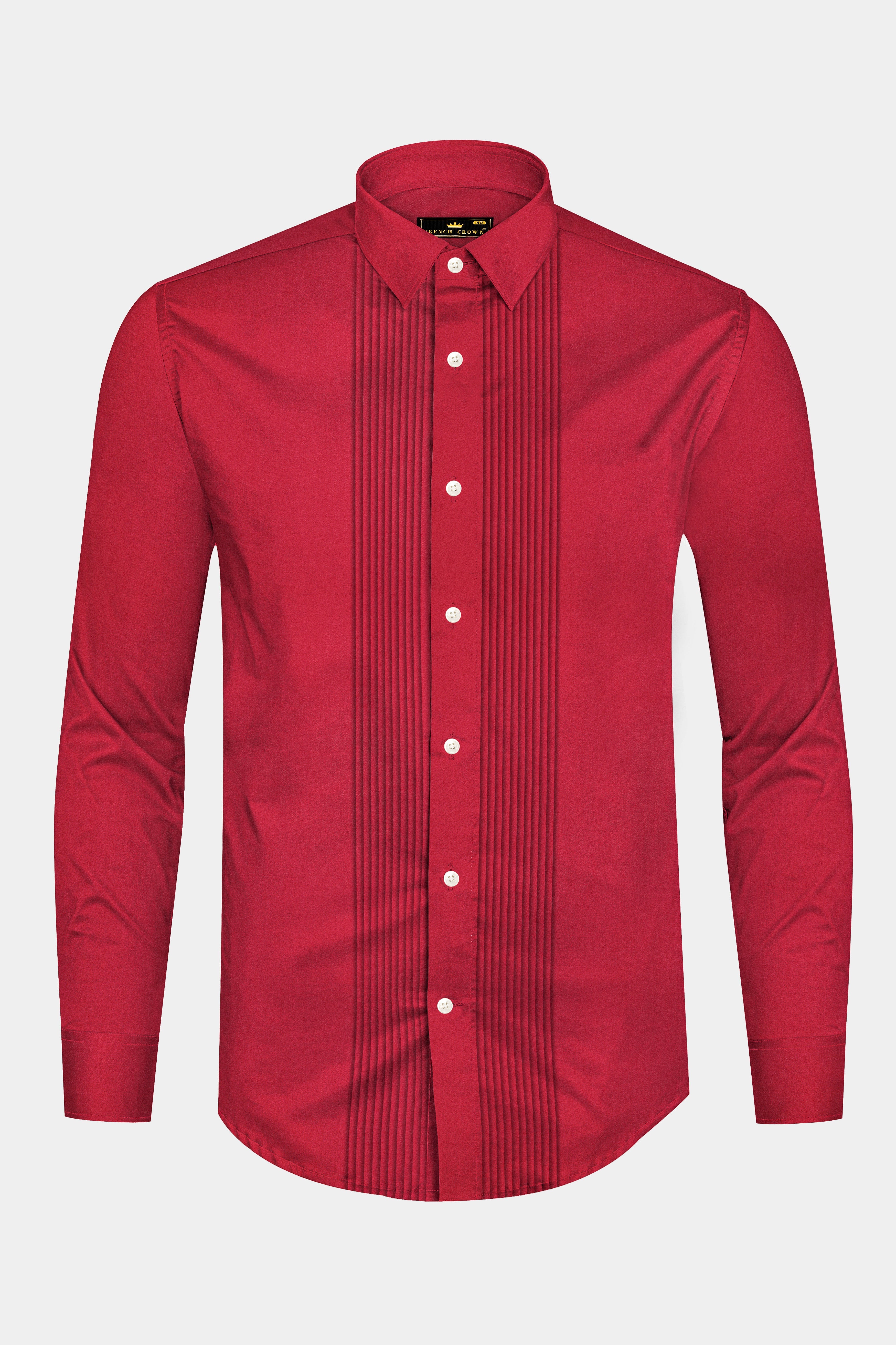 Venetian Rouge-Cardinal Red Subtle Sheen Super Soft Premium Cotton Tuxedo Shirt 13603-TXD-38, 13603-TXD-H-38, 13603-TXD-39, 13603-TXD-H-39, 13603-TXD-40, 13603-TXD-H-40, 13603-TXD-42, 13603-TXD-H-42, 13603-TXD-44, 13603-TXD-H-44, 13603-TXD-46, 13603-TXD-H-46, 13603-TXD-48, 13603-TXD-H-48, 13603-TXD-50, 13603-TXD-H-50, 13603-TXD-52, 13603-TXD-H-52