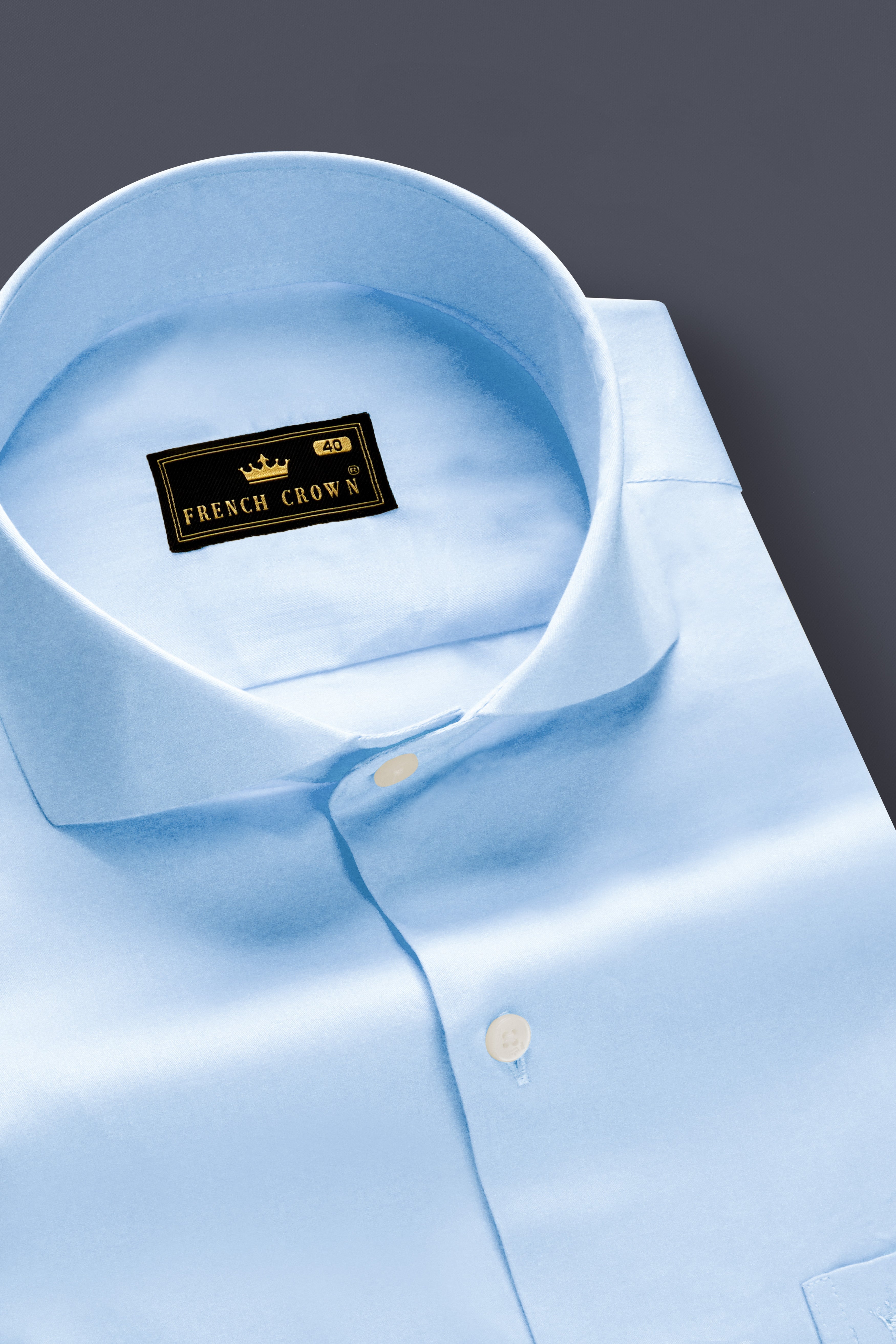 Serene Sky-Periwinkle Blue Solid Subtle Sheen Super Soft Premium Cotton Cut Away Collar Dress Shirt 13606-CA-38, 13606-CA-H-38, 13606-CA-39, 13606-CA-H-39, 13606-CA-40, 13606-CA-H-40, 13606-CA-42, 13606-CA-H-42, 13606-CA-44, 13606-CA-H-44, 13606-CA-46, 13606-CA-H-46, 13606-CA-48, 13606-CA-H-48, 13606-CA-50, 13606-CA-H-50, 13606-CA-52, 13606-CA-H-52