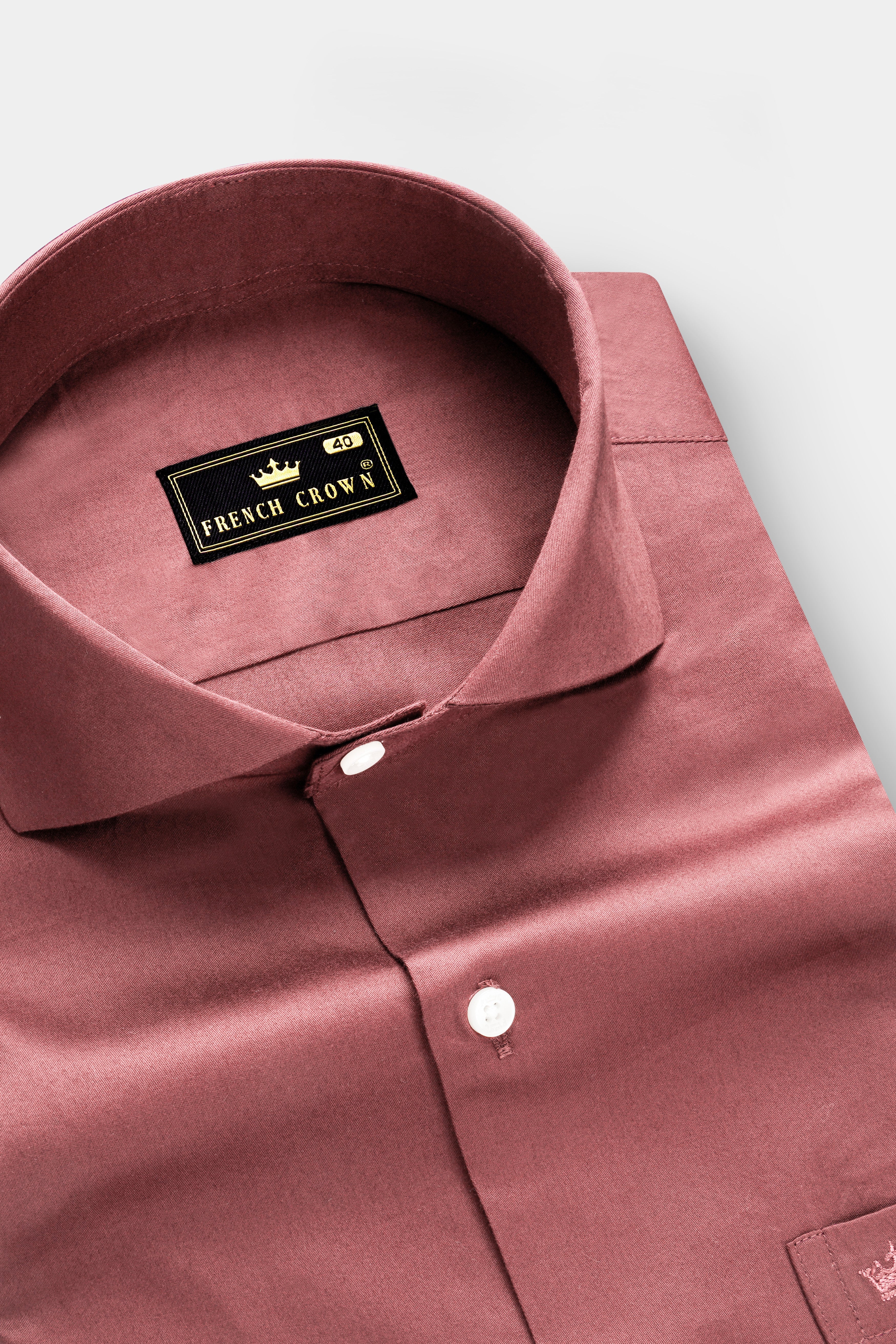 Muted Mauve-Rose Taupe Subtle Sheen Super Soft Premium Cotton Cut Away Collar Dress Shirt 13616-CA-38, 13616-CA-H-38, 13616-CA-39, 13616-CA-H-39, 13616-CA-40, 13616-CA-H-40, 13616-CA-42, 13616-CA-H-42, 13616-CA-44, 13616-CA-H-44, 13616-CA-46, 13616-CA-H-46, 13616-CA-48, 13616-CA-H-48, 13616-CA-50, 13616-CA-H-50, 13616-CA-52, 13616-CA-H-52