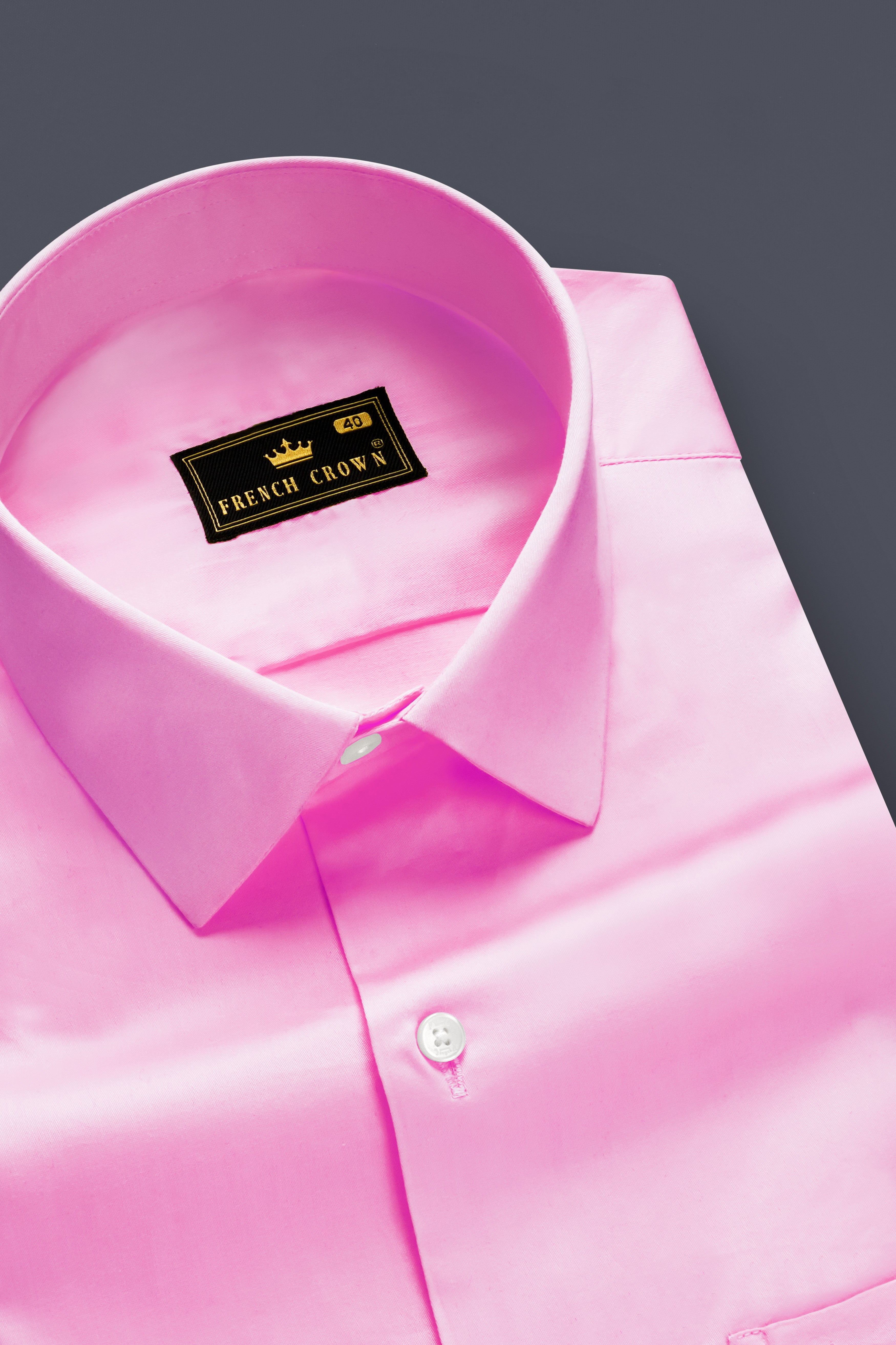Rose Luxe-Thistle Pink Solid Subtle Sheen Super Soft Premium Cotton Dress Shirt 13628-38, 13628-H-38, 13628-39, 13628-H-39, 13628-40, 13628-H-40, 13628-42, 13628-H-42, 13628-44, 13628-H-44, 13628-46, 13628-H-46, 13628-48, 13628-H-48, 13628-50, 13628-H-50, 13628-52, 13628-H-52