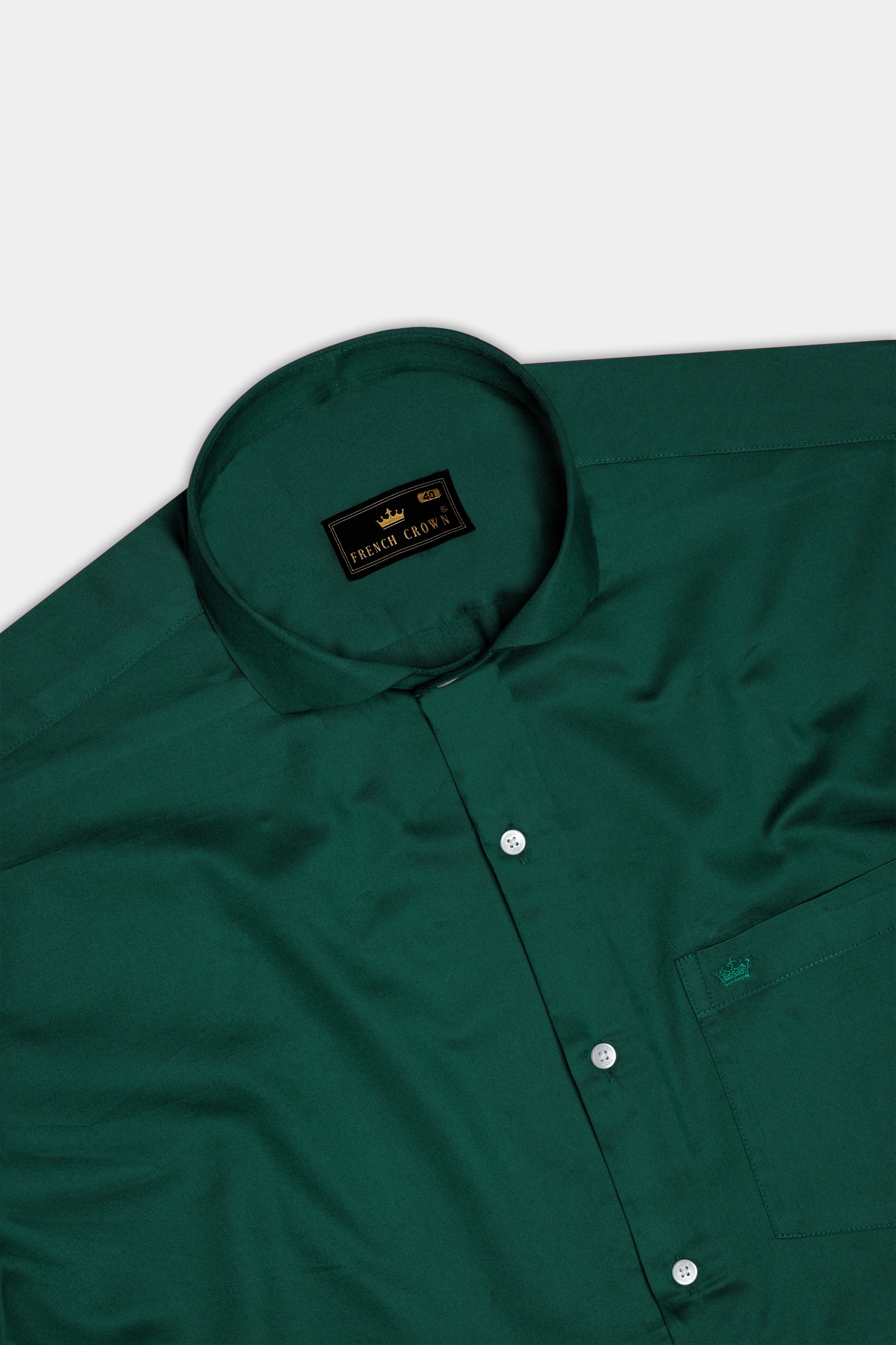 Mystic Grove-Everglade Green Solid Subtle Sheen Super Soft Premium Cotton Cut Away Collar Dress Shirt 13642-CA-38, 13642-CA-H-38, 13642-CA-39, 13642-CA-H-39, 13642-CA-40, 13642-CA-H-40, 13642-CA-42, 13642-CA-H-42, 13642-CA-44, 13642-CA-H-44, 13642-CA-46, 13642-CA-H-46, 13642-CA-48, 13642-CA-H-48, 13642-CA-50, 13642-CA-H-50, 13642-CA-52, 13642-CA-H-52