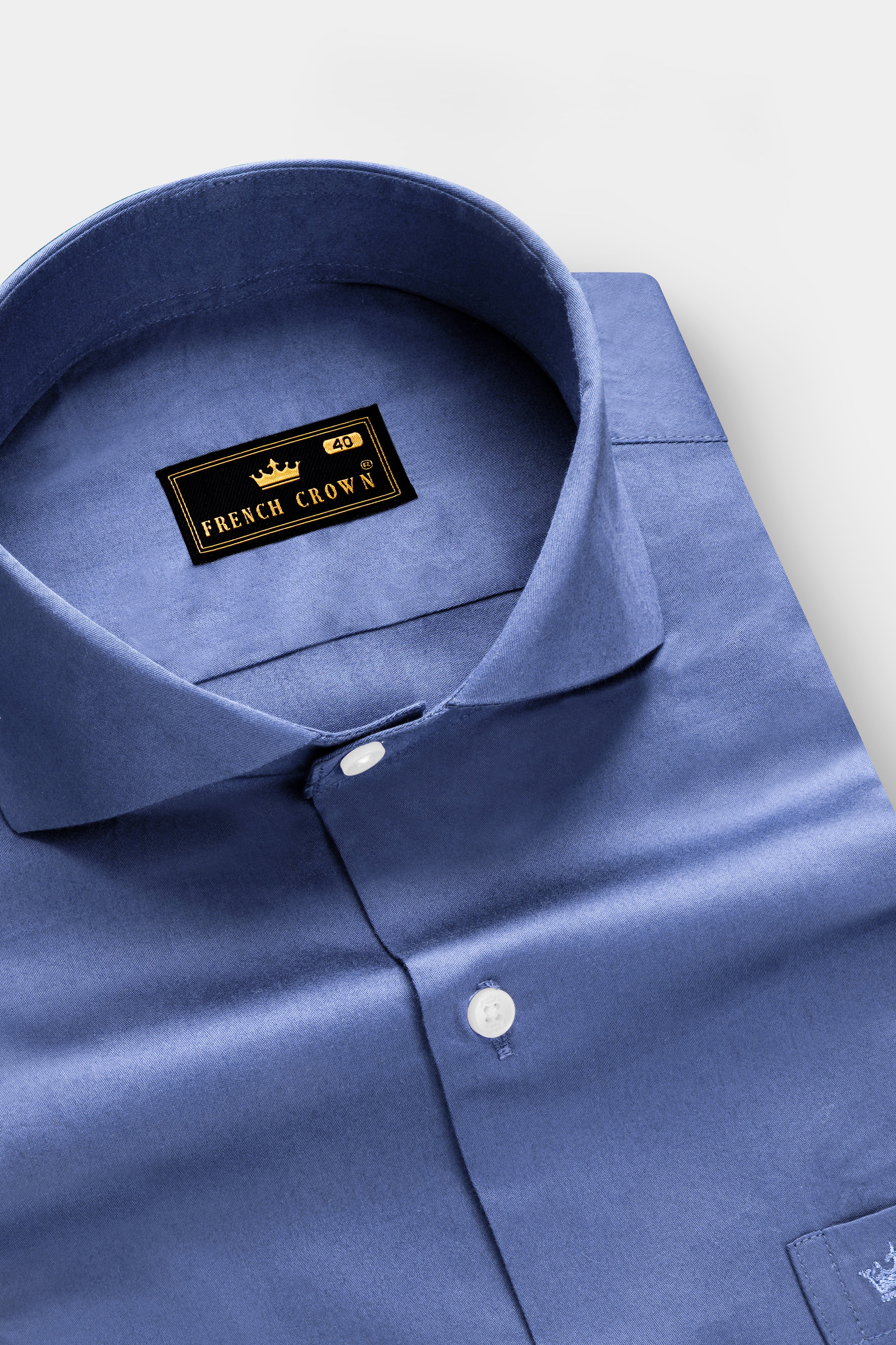 Tidepool-Glaucous Blue Subtle Sheen Super Soft Premium Cotton Cut Away Collar Dress Shirt 13648-CA-38, 13648-CA-H-38, 13648-CA-39, 13648-CA-H-39, 13648-CA-40, 13648-CA-H-40, 13648-CA-42, 13648-CA-H-42, 13648-CA-44, 13648-CA-H-44, 13648-CA-46, 13648-CA-H-46, 13648-CA-48, 13648-CA-H-48, 13648-CA-50, 13648-CA-H-50, 13648-CA-52, 13648-CA-H-52