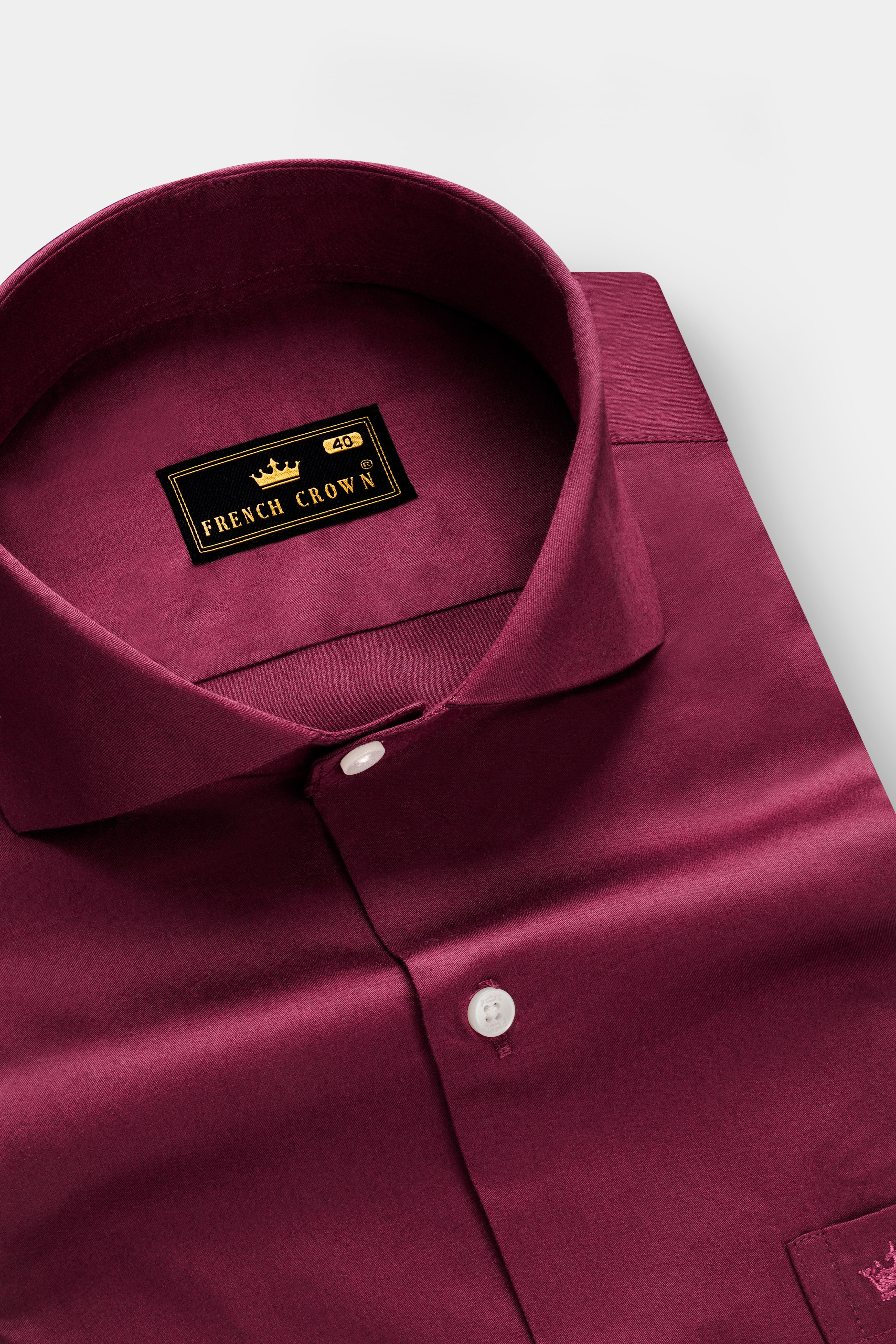 Raspberry-Wine Berry Solid Maroon Subtle Sheen Super Soft Premium Cotton Cut Away Collar Dress Shirt 13649-CA-38, 13649-CA-H-38, 13649-CA-39, 13649-CA-H-39, 13649-CA-40, 13649-CA-H-40, 13649-CA-42, 13649-CA-H-42, 13649-CA-44, 13649-CA-H-44, 13649-CA-46, 13649-CA-H-46, 13649-CA-48, 13649-CA-H-48, 13649-CA-50, 13649-CA-H-50, 13649-CA-52, 13649-CA-H-52