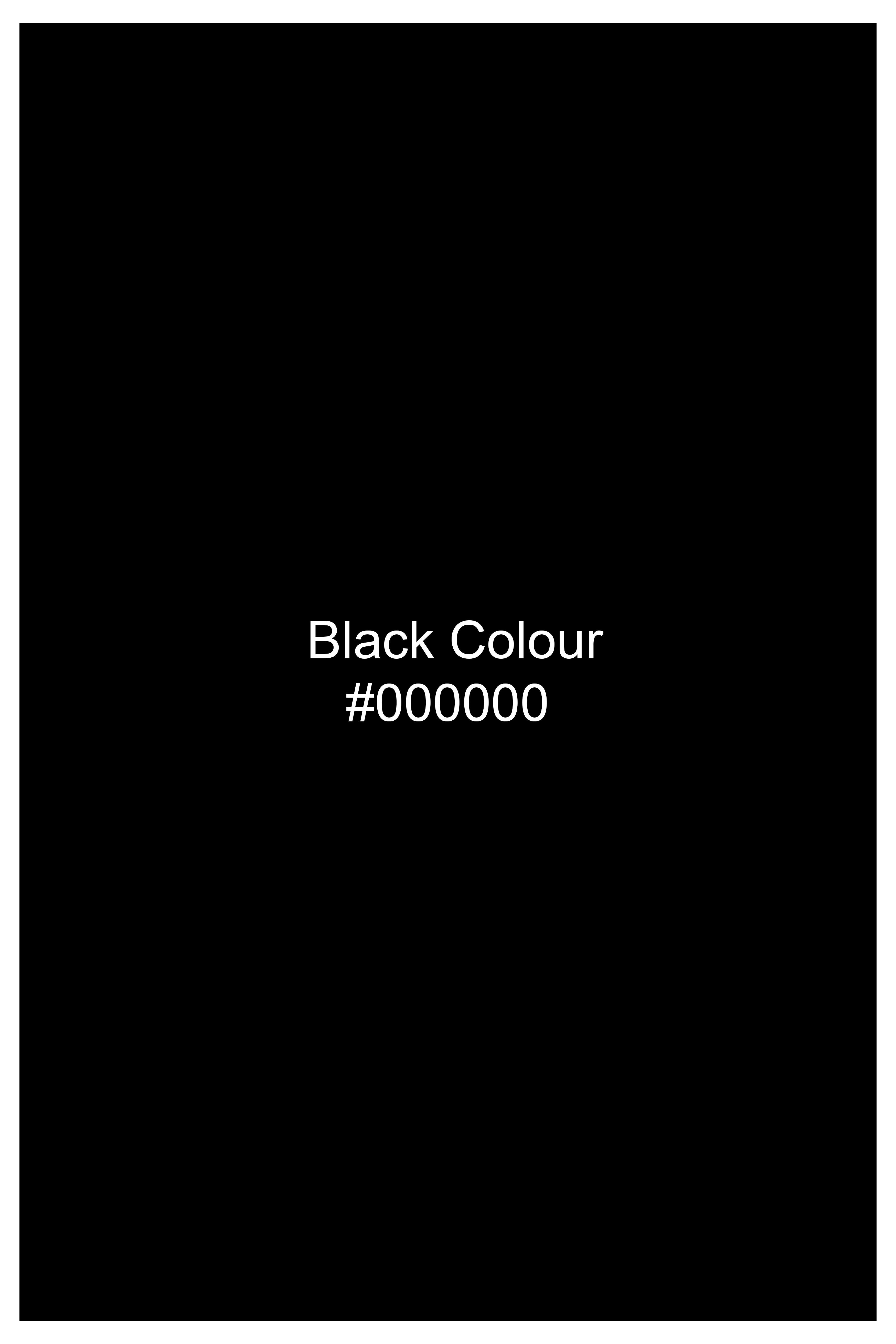 Midnight-Jade Black Printed Subtle Sheen Super Soft Premium Cotton Desinger Casual Shirt