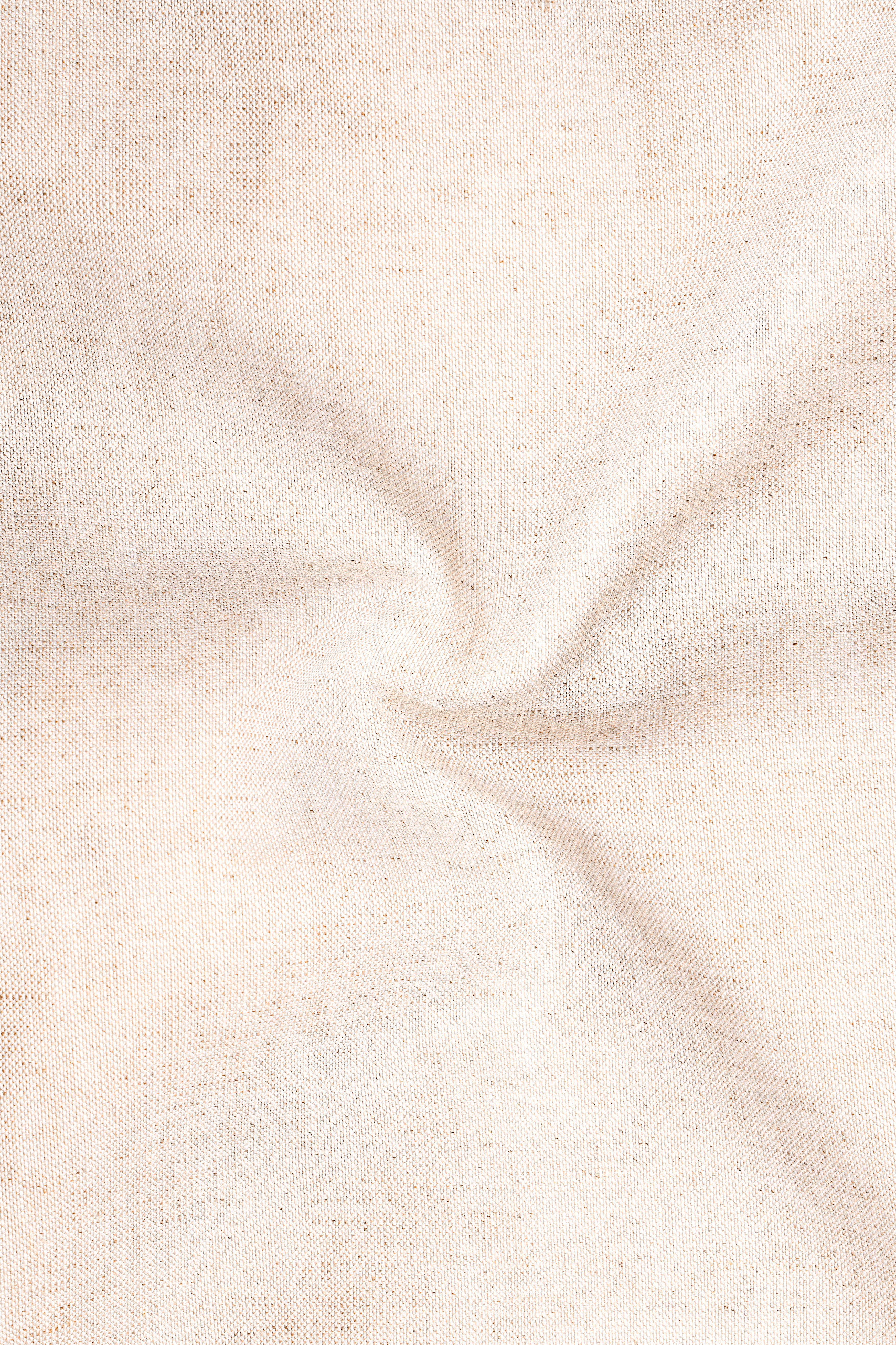 Liora-Swirl Cream Luxurious Linen Dress Shirt