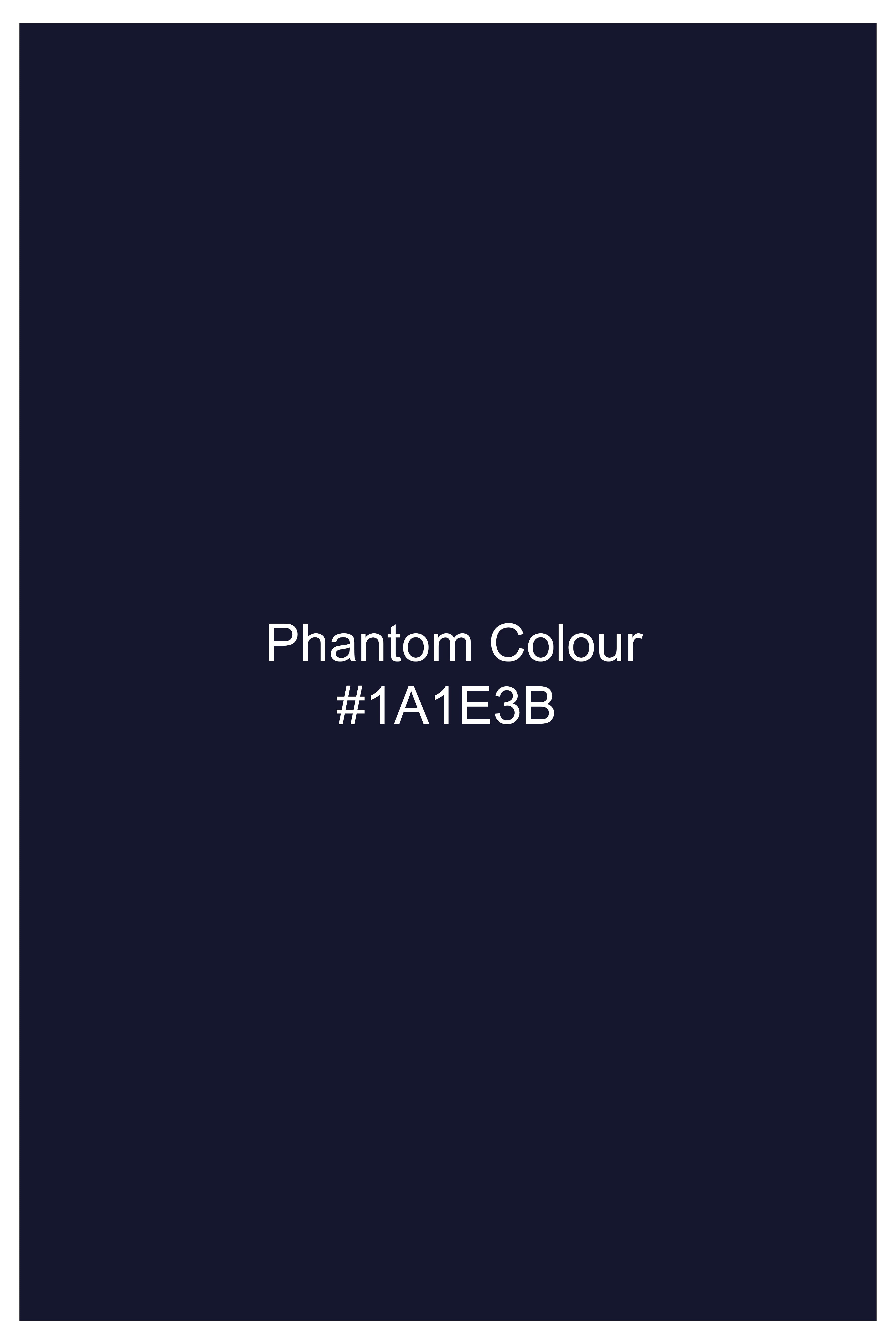 Camosyne-Phantom Denim Blue Abstract Camouflage Printed Super Soft Premium Cotton Casual Shirt