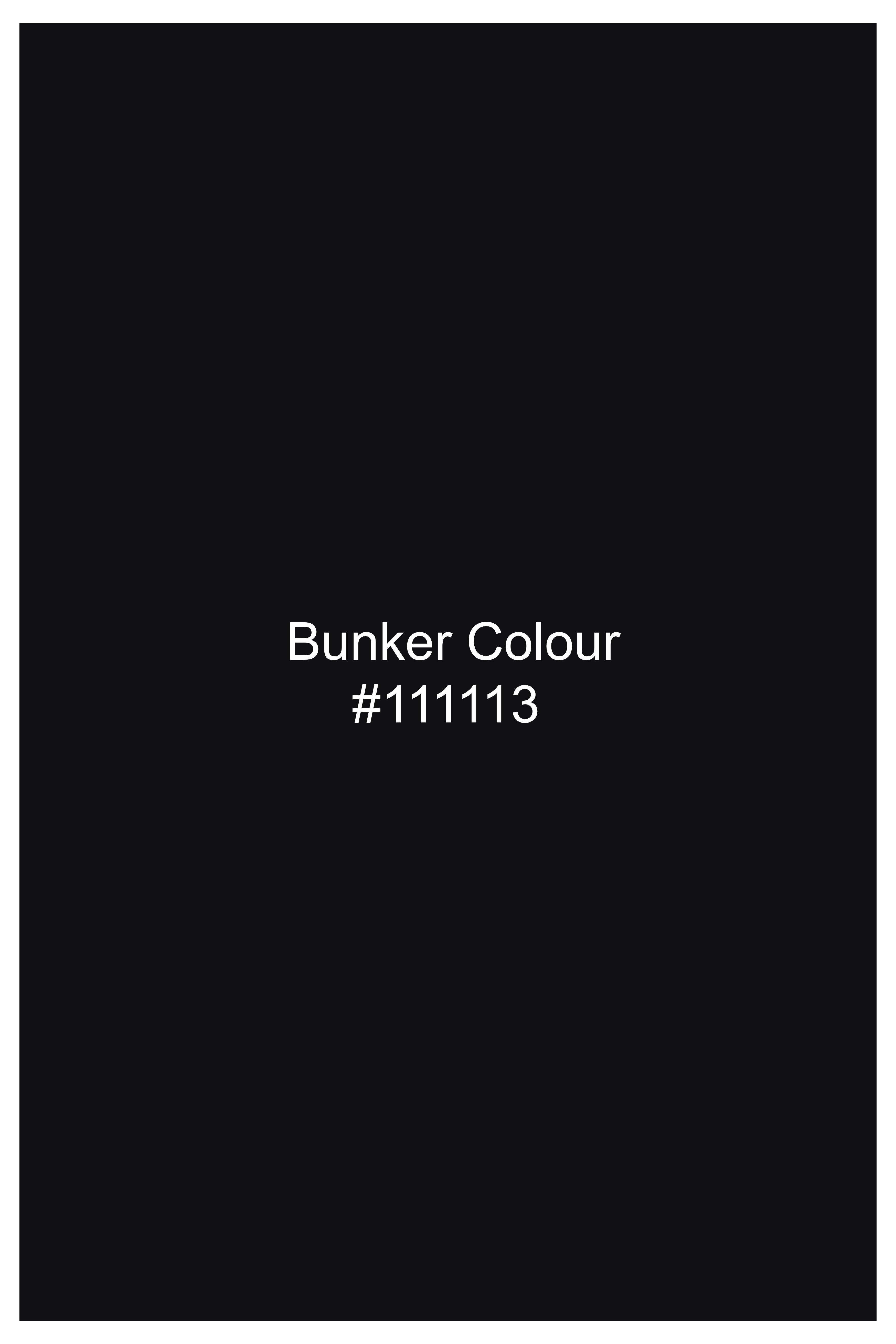 Vintcrest-Bunker Black Vintage Icons Printed Super Soft Premium Cotton Semi Formal Shirt