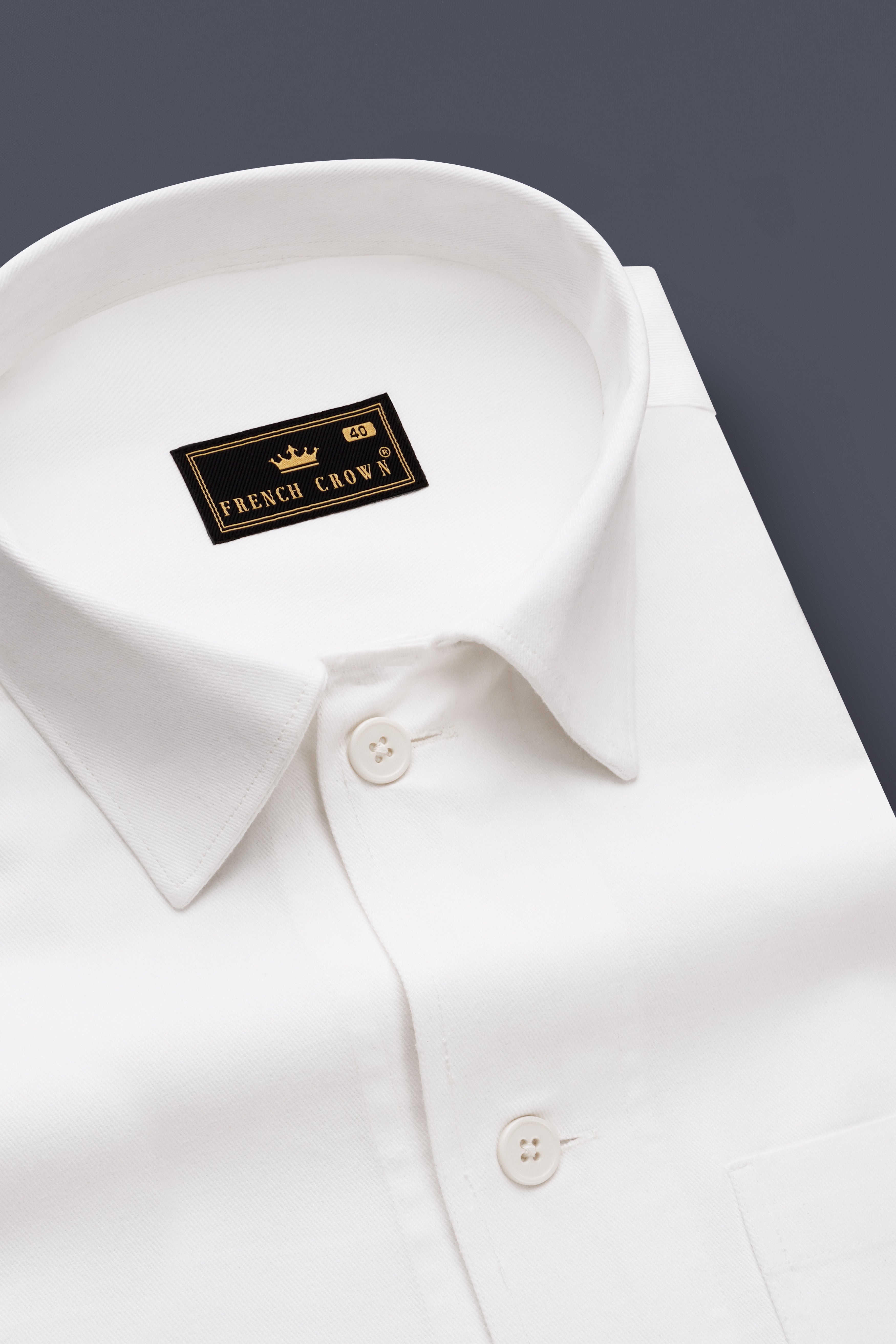 Alvesso-Bright White Heavyweight Premium Cotton Designer Overshirt/Shacket