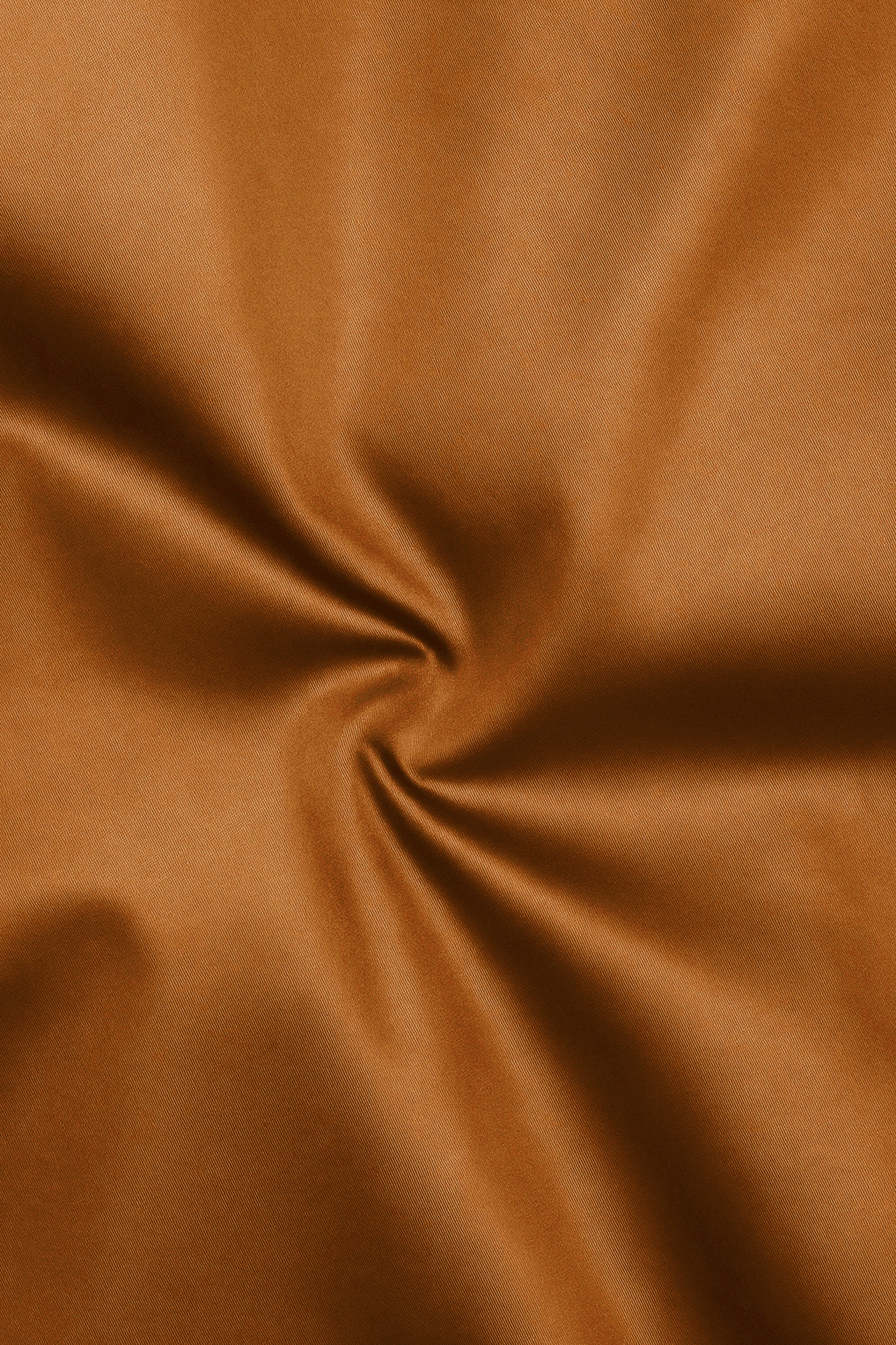 Lustran-Sienna Brown Subtle Sheen Super Soft Premium Cotton Tuxedo Shirt