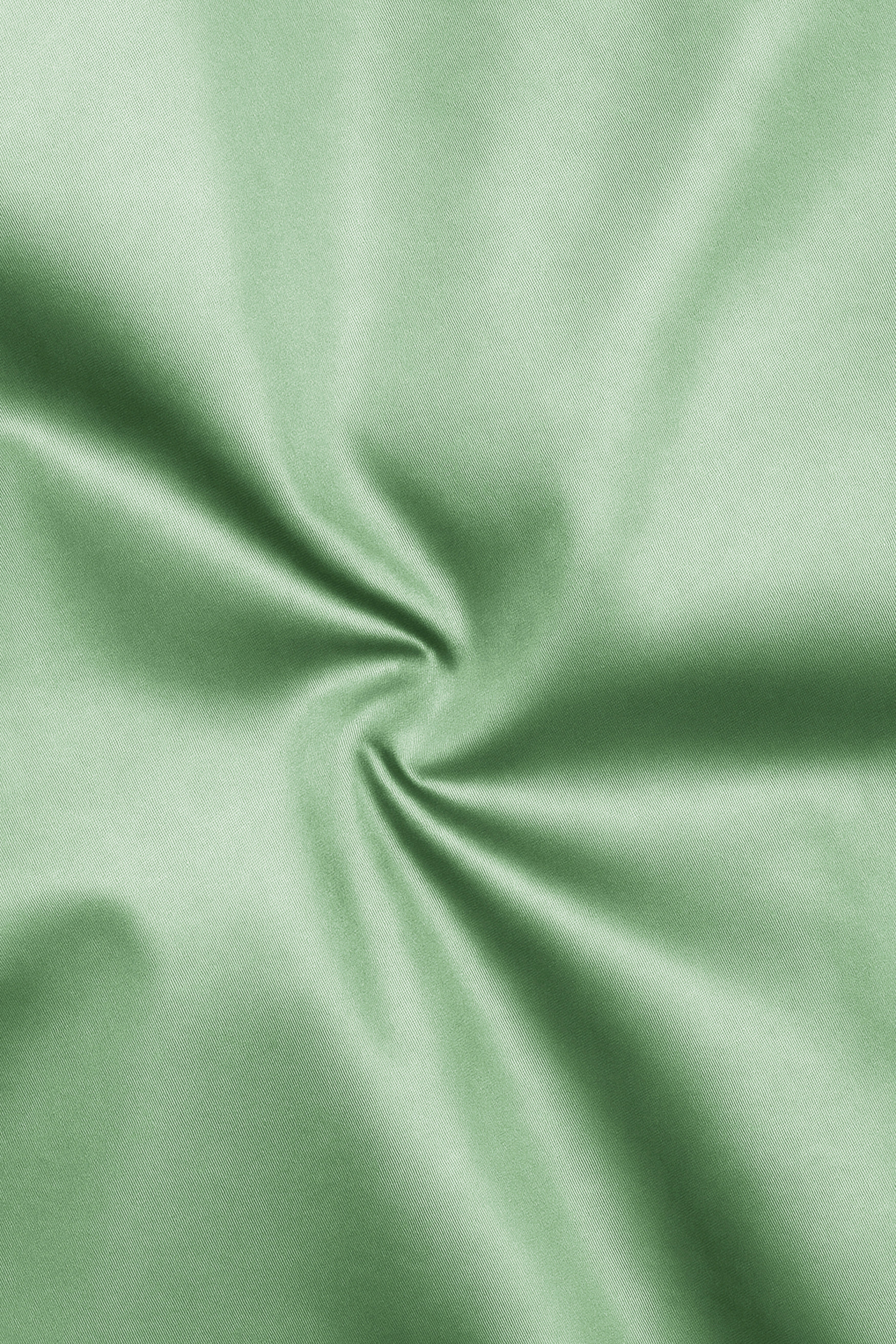 Verdoro-Oxley Green Subtle Sheen Super Soft Premium Cotton Cut Away Collar Dress Shirt