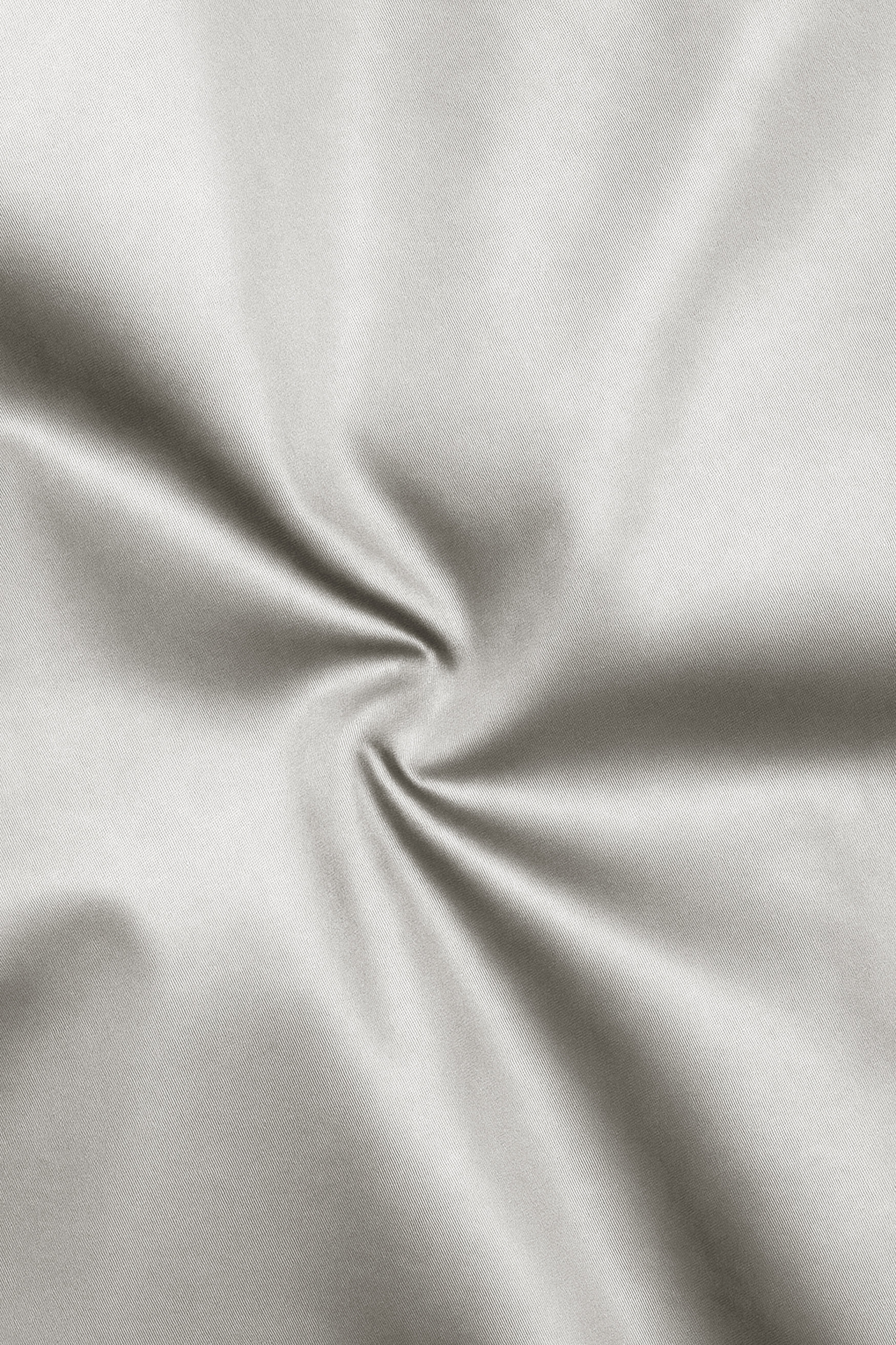 Aurequil-Quil Gray Subtle Sheen Super Soft Premium Cotton Dress Shirt