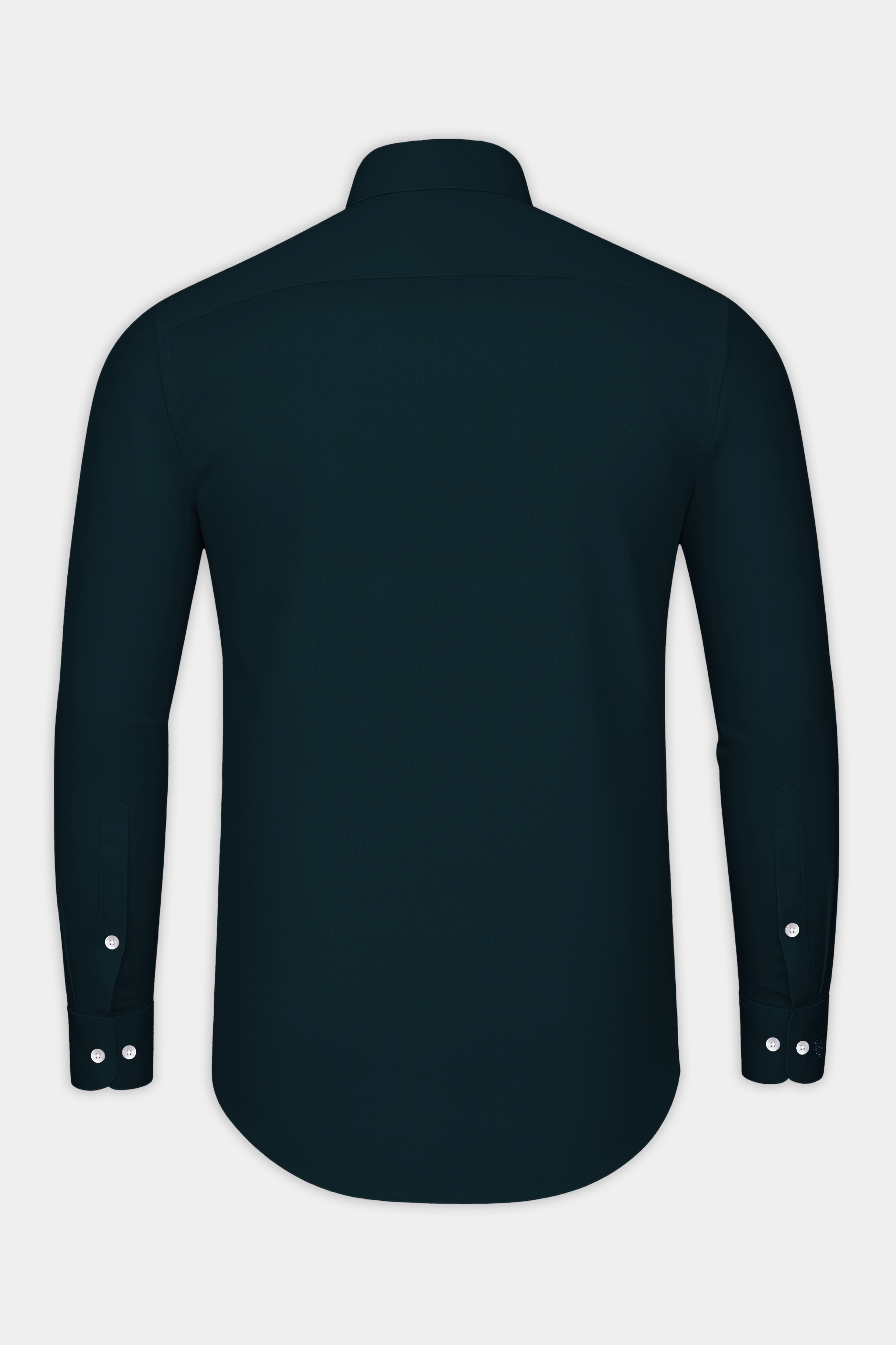 Aureburn-Burnham Green Subtle Sheen Super Soft Premium Cotton Tuxedo Shirt