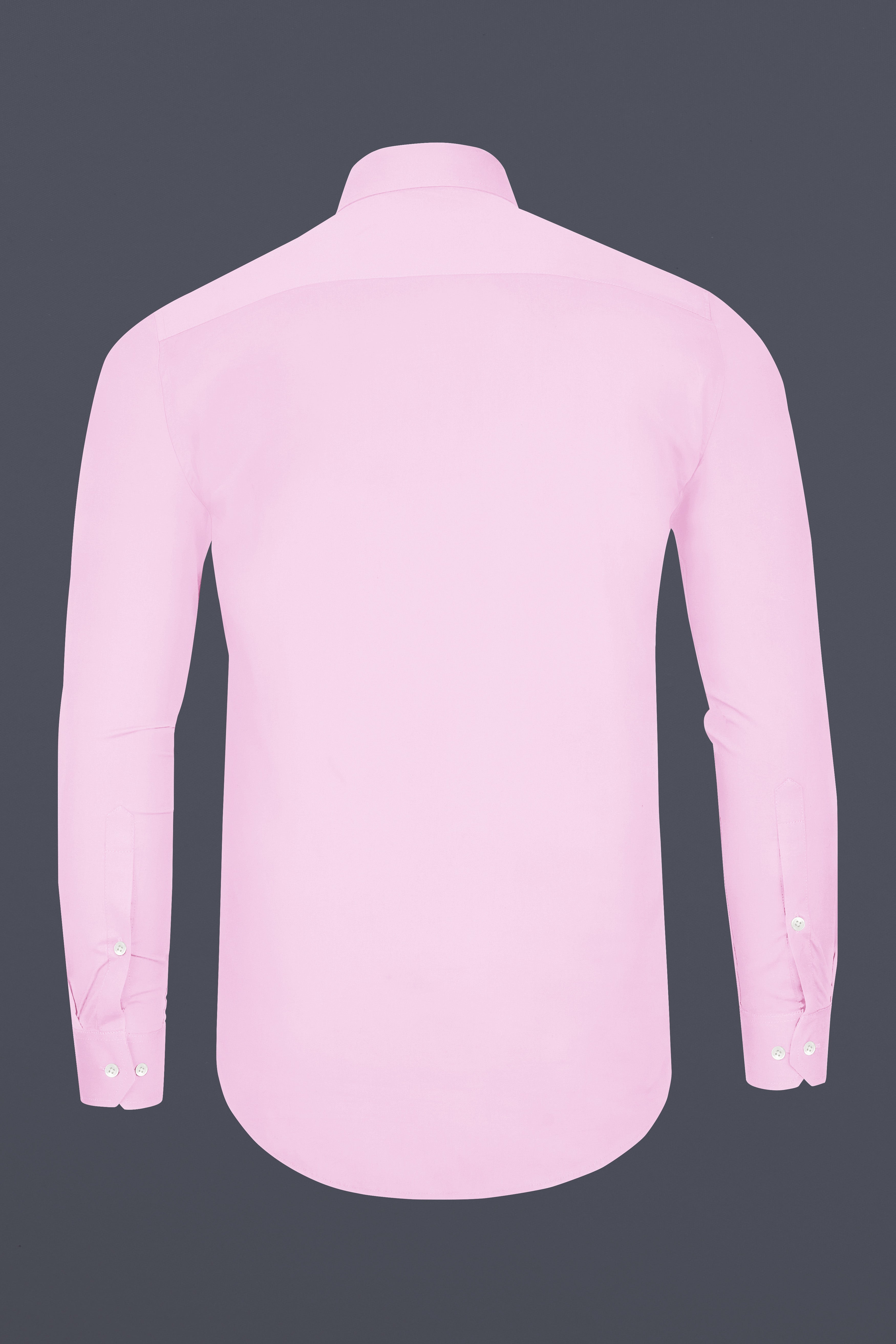 Rosevo-Pastel Pink Subtle Sheen Super Soft Premium Cotton Tuxedo Shirt