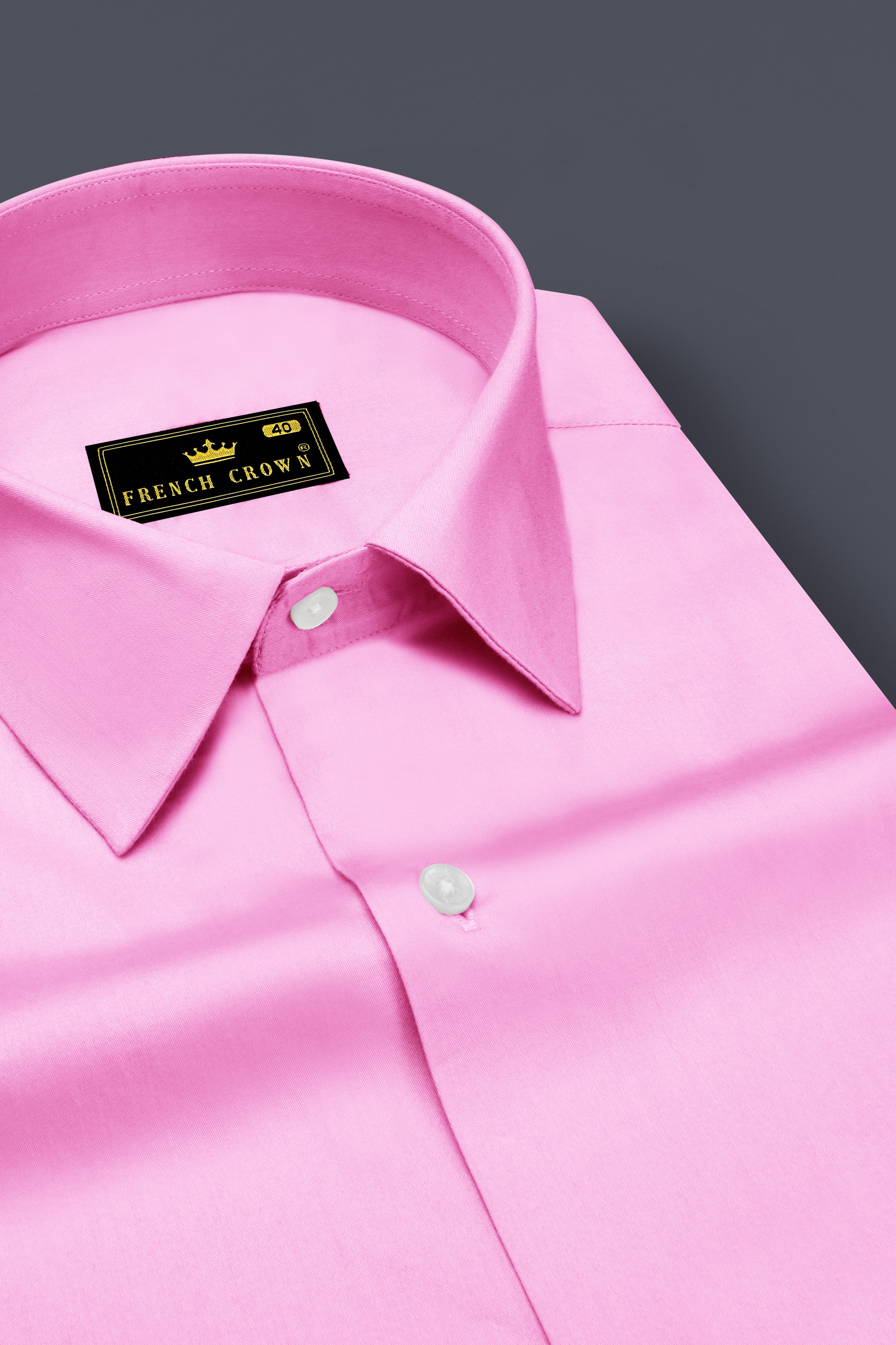 Blushoro-Illusion Pink Subtle Sheen Super Soft Premium Cotton Dress Shirt