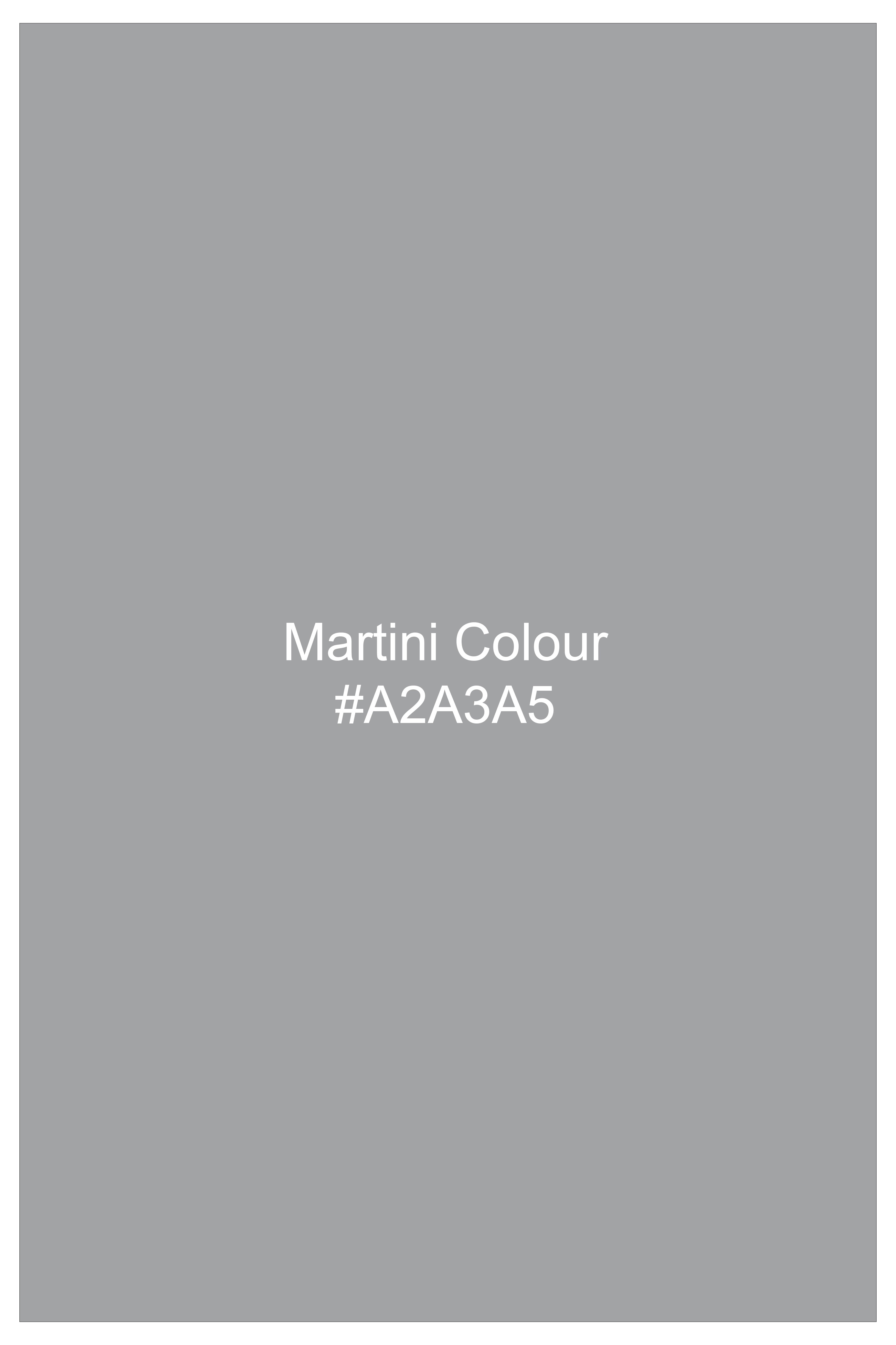 Silvoro Martini Gray Subtle Sheen Super Soft Premium Cotton Tuxedo Dress Shirt