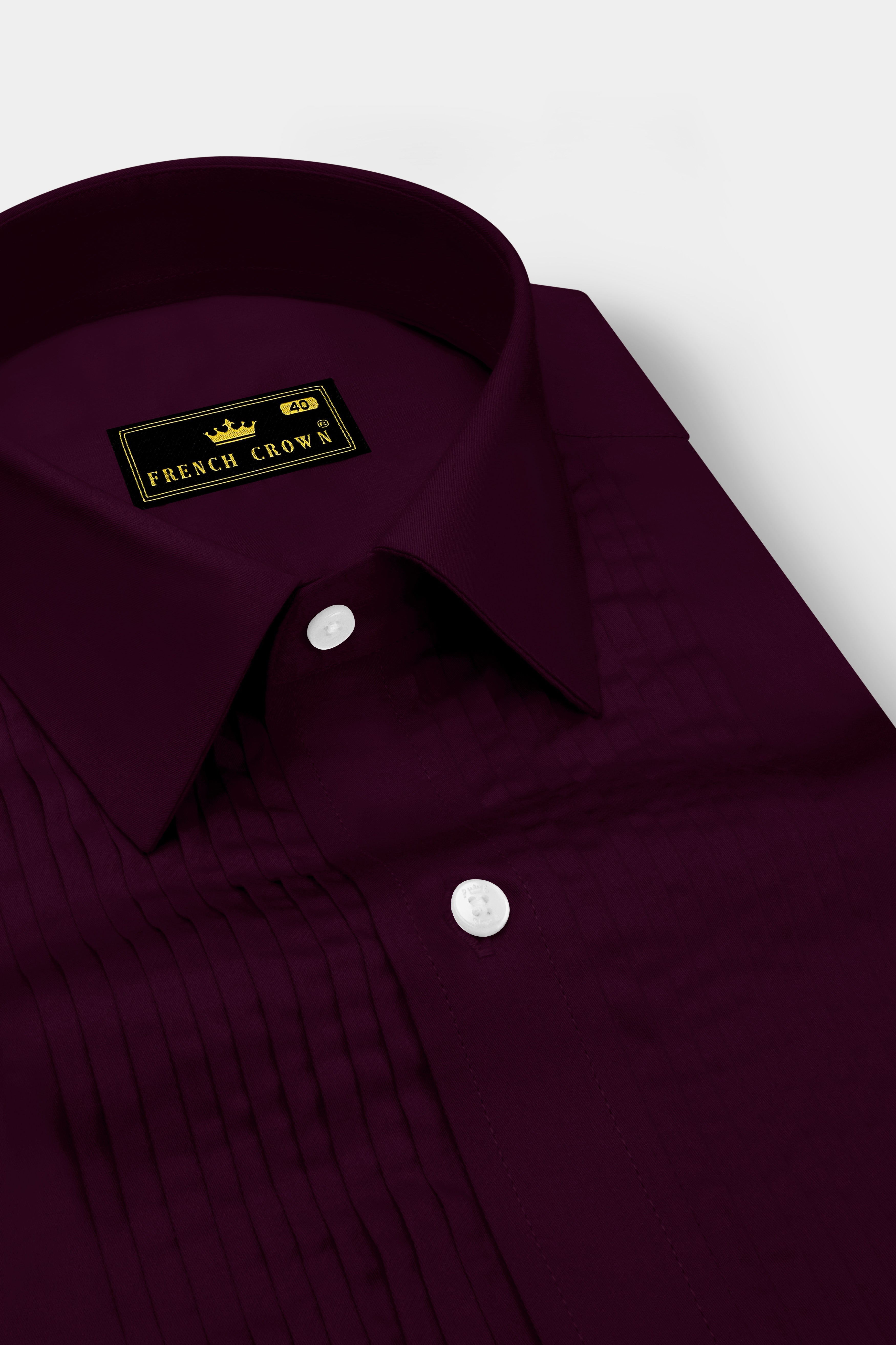 Vinoro- Sepia Maroon Subtle Sheen Super Soft Premium Cotton Tuxedo Dress Shirt 14329-TXD-38, 14329-TXD-H-38, 14329-TXD-39, 14329-TXD-H-39, 14329-TXD-40, 14329-TXD-H-40, 14329-TXD-42, 14329-TXD-H-42, 14329-TXD-44, 14329-TXD-H-44, 14329-TXD-46, 14329-TXD-H-46, 14329-TXD-48, 14329-TXD-H-48, 14329-TXD-50, 14329-TXD-H-50, 14329-TXD-52, 14329-TXD-H-52