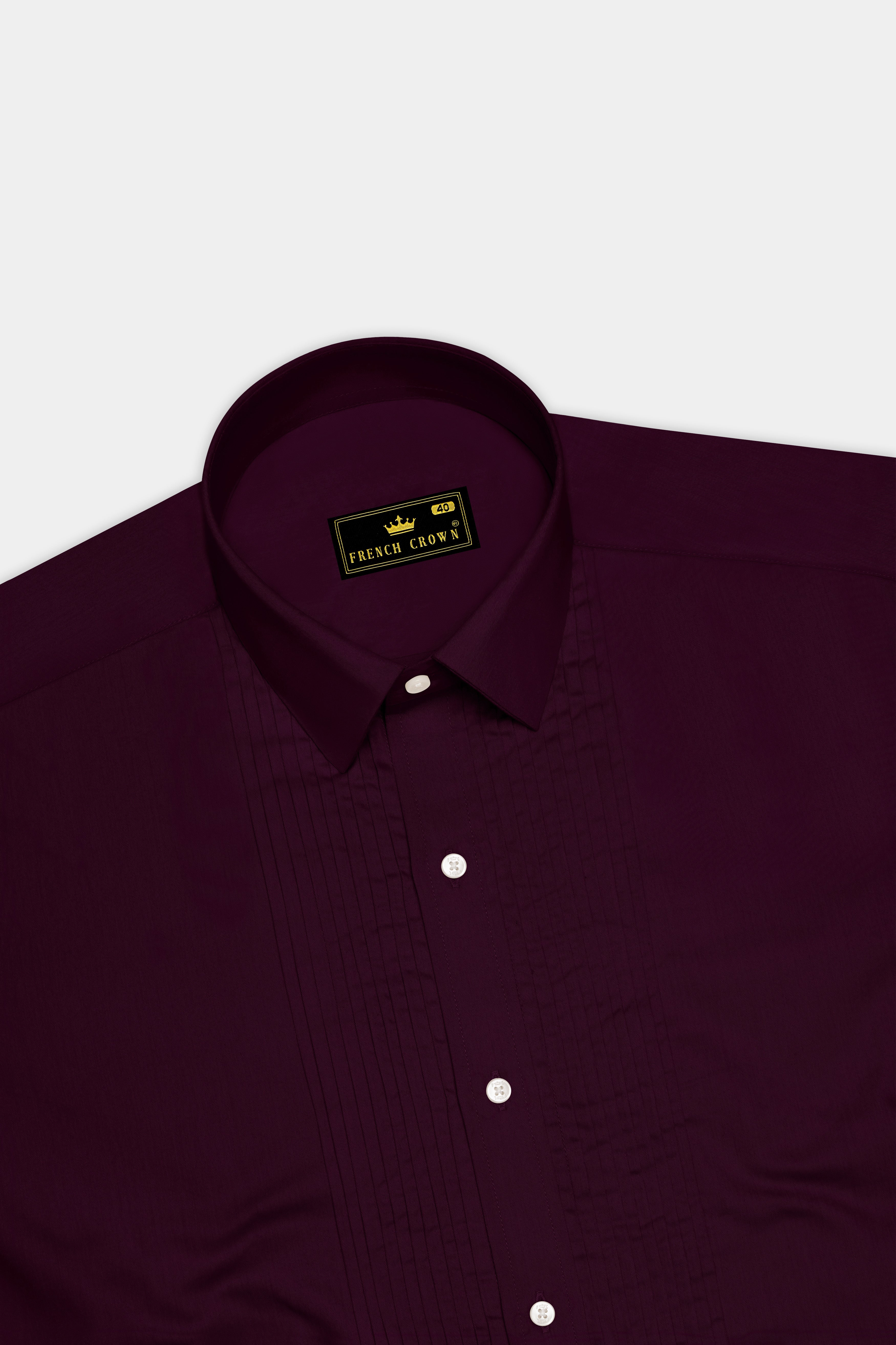 Vinoro- Sepia Maroon Subtle Sheen Super Soft Premium Cotton Tuxedo Dress Shirt 14329-TXD-38, 14329-TXD-H-38, 14329-TXD-39, 14329-TXD-H-39, 14329-TXD-40, 14329-TXD-H-40, 14329-TXD-42, 14329-TXD-H-42, 14329-TXD-44, 14329-TXD-H-44, 14329-TXD-46, 14329-TXD-H-46, 14329-TXD-48, 14329-TXD-H-48, 14329-TXD-50, 14329-TXD-H-50, 14329-TXD-52, 14329-TXD-H-52