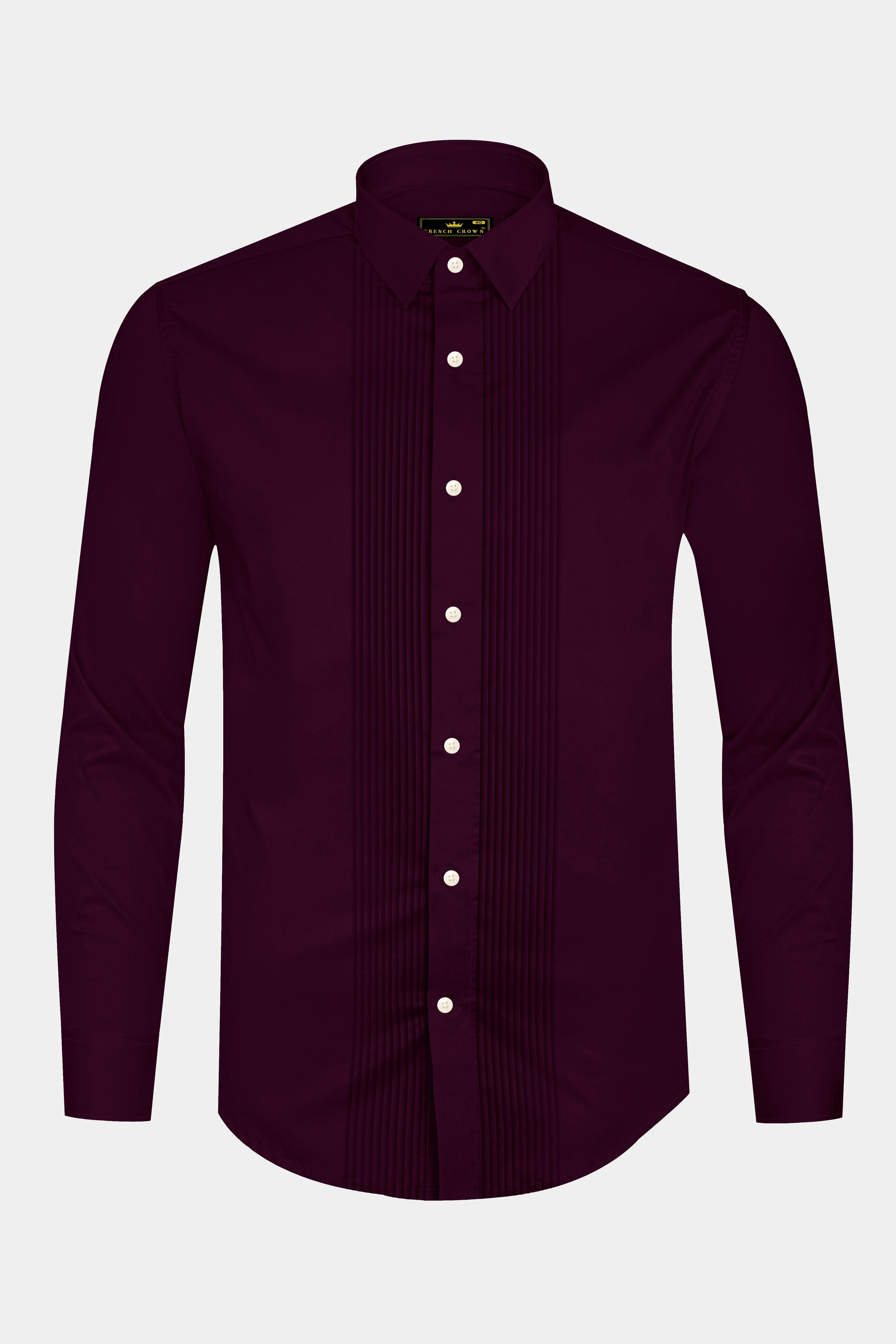 Vinoro- Sepia Maroon Subtle Sheen Super Soft Premium Cotton Tuxedo Dress Shirt 14329-TXD-38, 14329-TXD-H-38, 14329-TXD-39, 14329-TXD-H-39, 14329-TXD-40, 14329-TXD-H-40, 14329-TXD-42, 14329-TXD-H-42, 14329-TXD-44, 14329-TXD-H-44, 14329-TXD-46, 14329-TXD-H-46, 14329-TXD-48, 14329-TXD-H-48, 14329-TXD-50, 14329-TXD-H-50, 14329-TXD-52, 14329-TXD-H-52