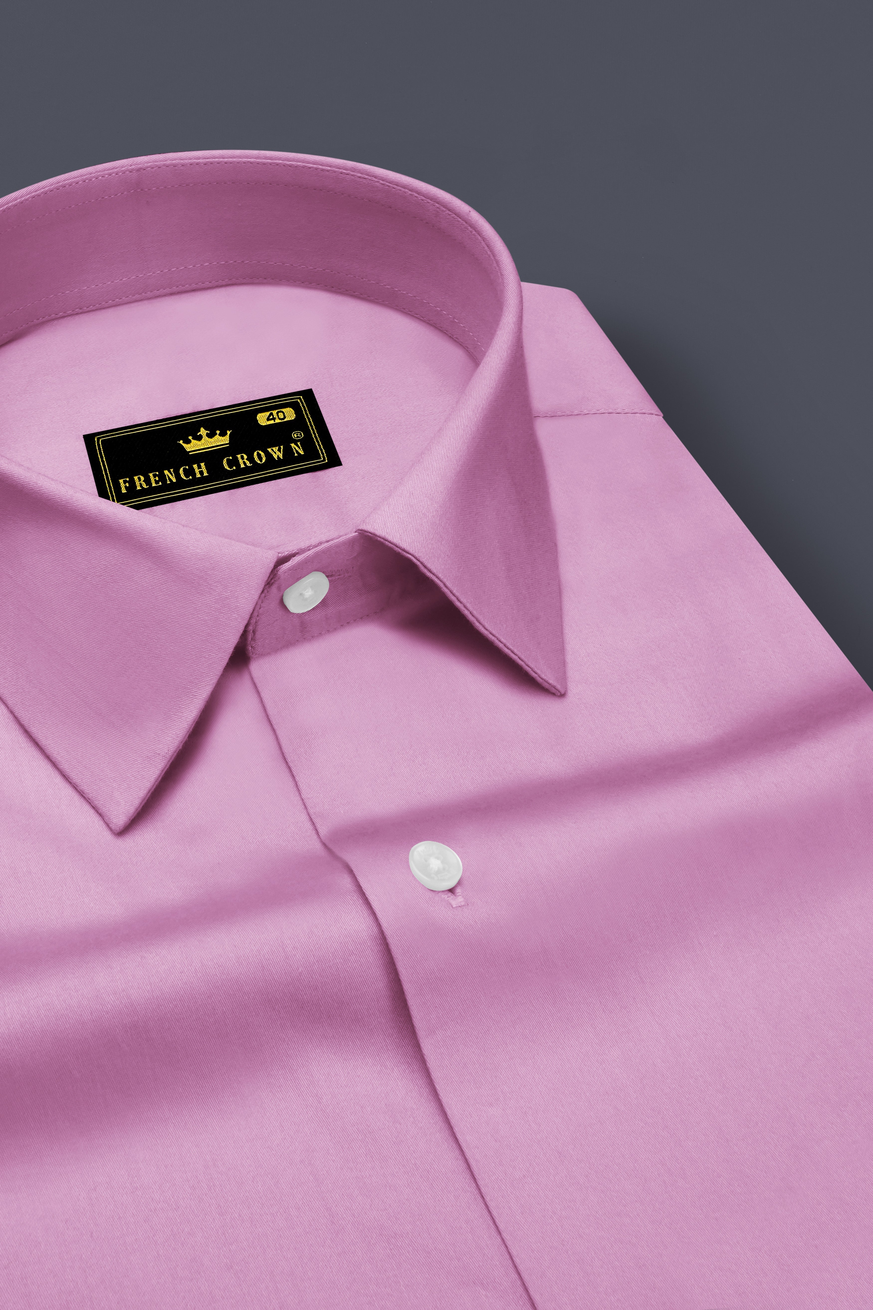 Blushoro-Viola Pink Subtle Sheen Super Soft Premium Cotton Dress Shirt