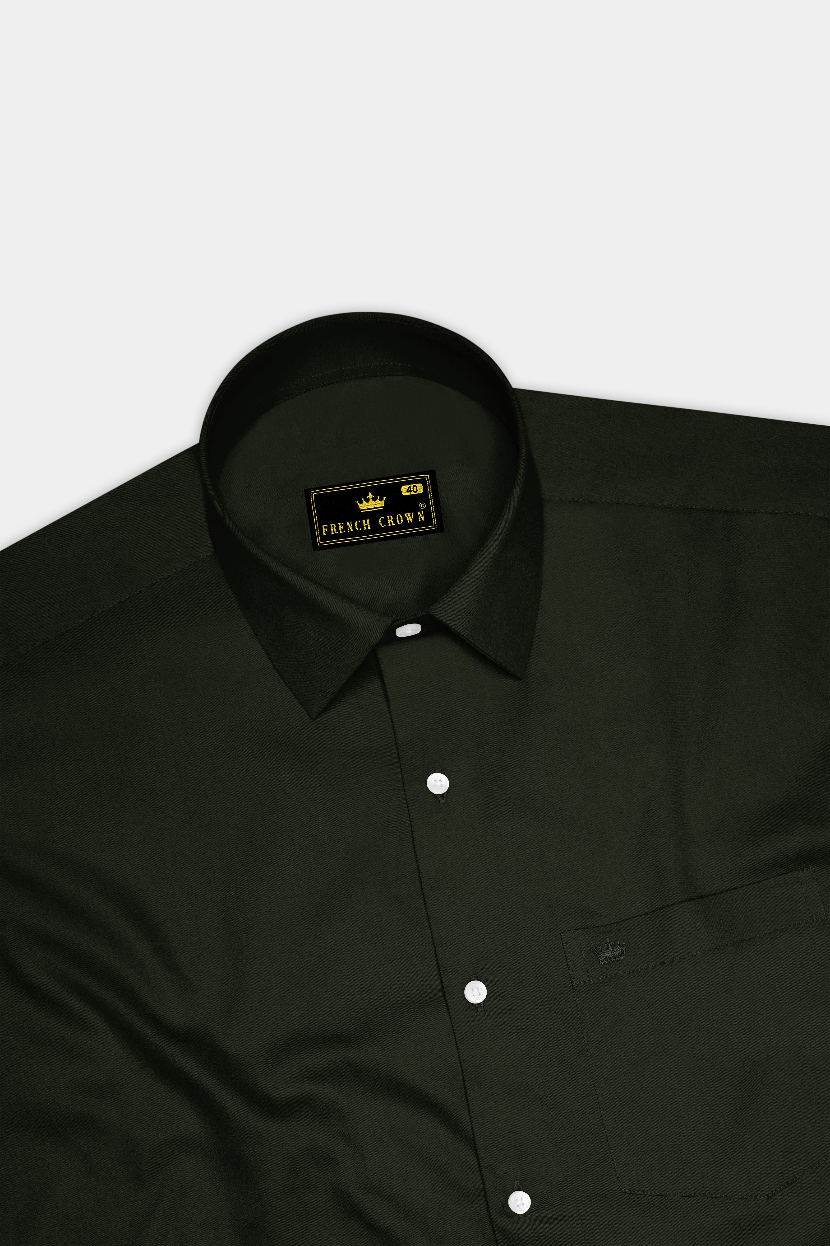 Emeron-Rangoon Green Subtle Sheen Super Soft Premium Cotton Dress Shirt 14449-38, 14449-H-38, 14449-39, 14449-H-39, 14449-40, 14449-H-40, 14449-42, 14449-H-42, 14449-44, 14449-H-44, 14449-46, 14449-H-46, 14449-48, 14449-H-48, 14449-50, 14449-H-50, 14449-52, 14449-H-52