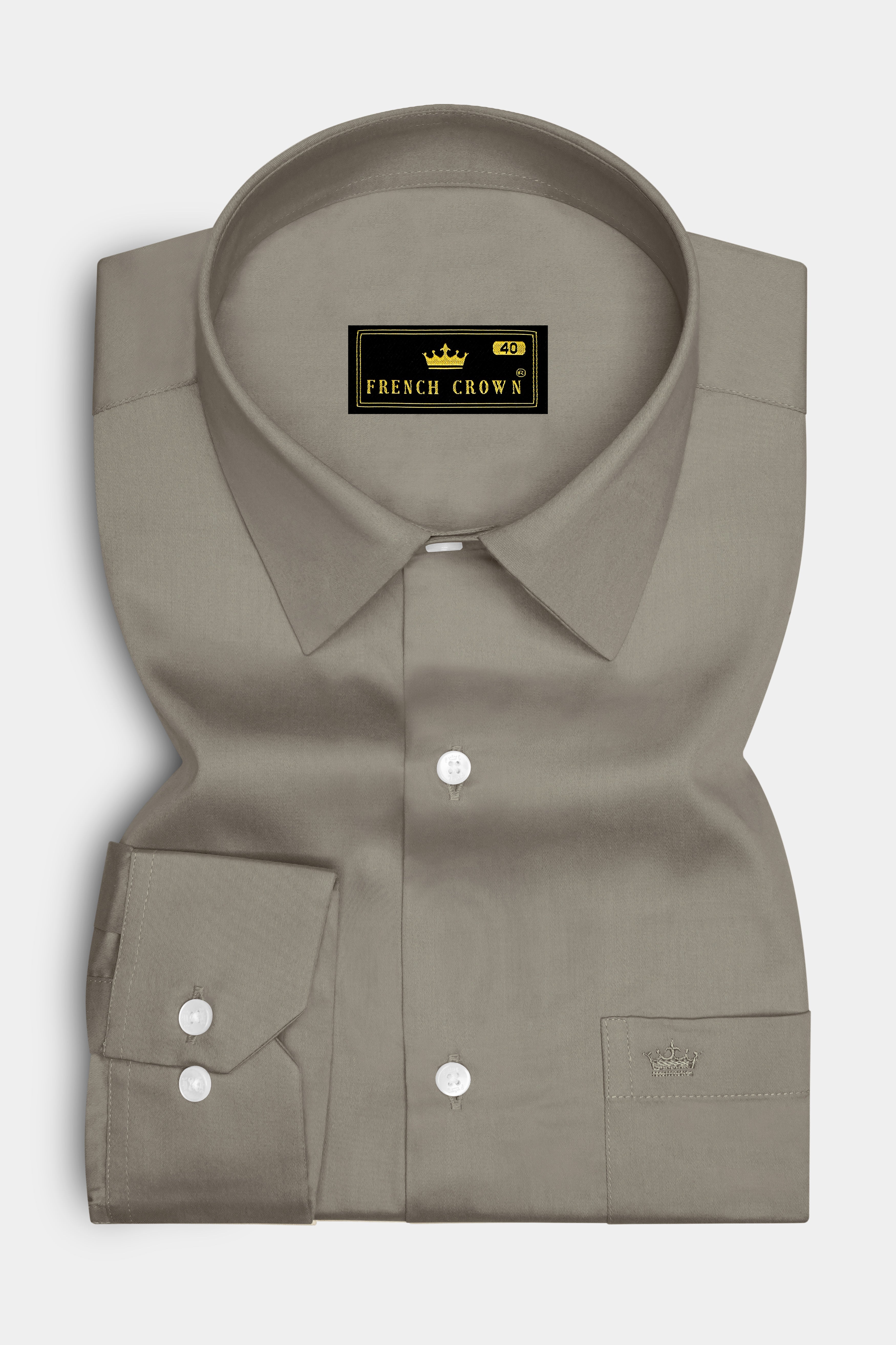 Argento-Makara Gray Subtle Sheen Super Soft Premium Cotton Dress Shirt 14480-38, 14480-H-38, 14480-39, 14480-H-39, 14480-40, 14480-H-40, 14480-42, 14480-H-42, 14480-44, 14480-H-44, 14480-46, 14480-H-46, 14480-48, 14480-H-48, 14480-50, 14480-H-50, 14480-52, 14480-H-52