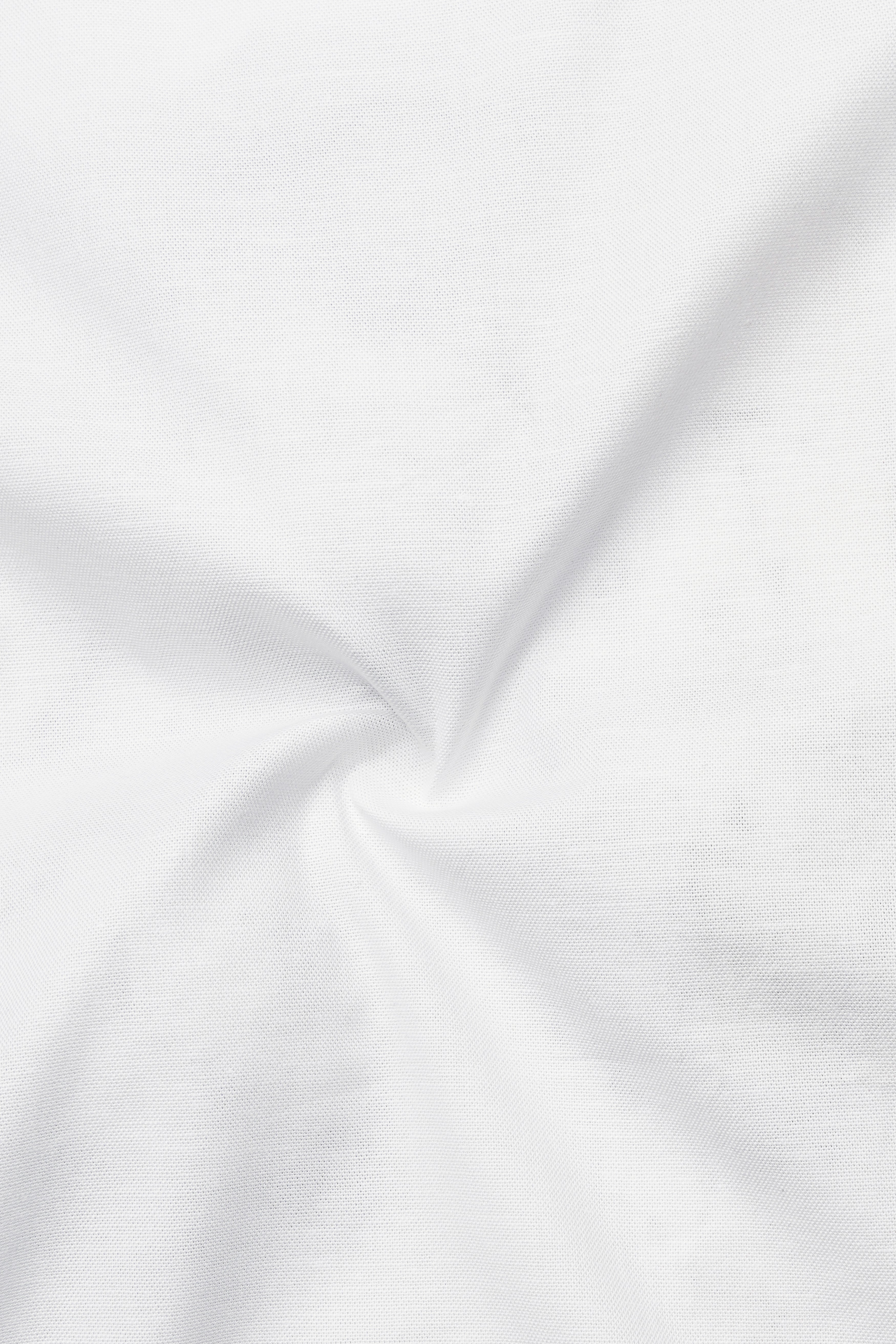 Lumino-Bright White Oxford Premium Cotton Dress Shirt