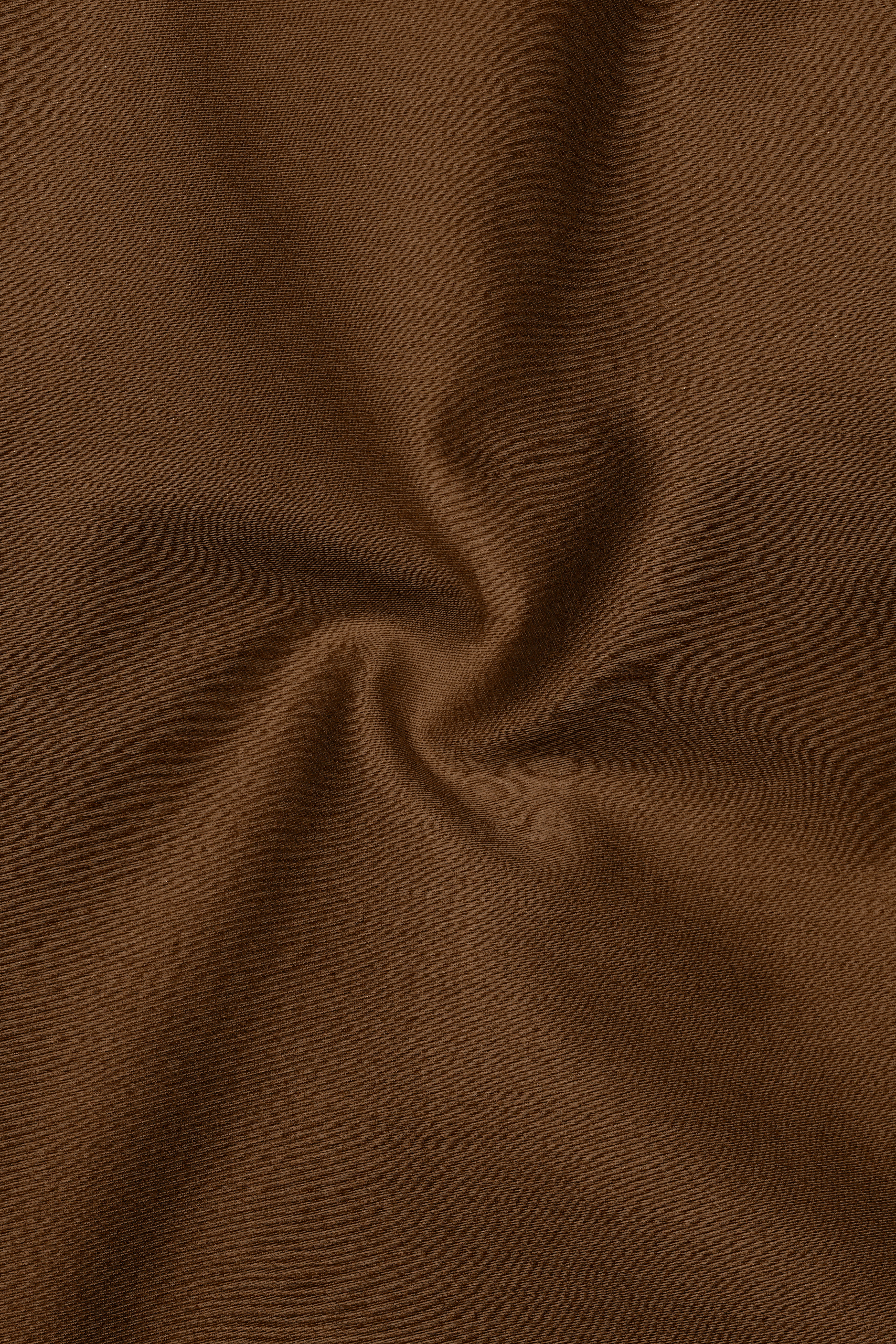 Umber-Otter Brown Subtle Sheen Super Soft Premium Cotton Dress Shirt