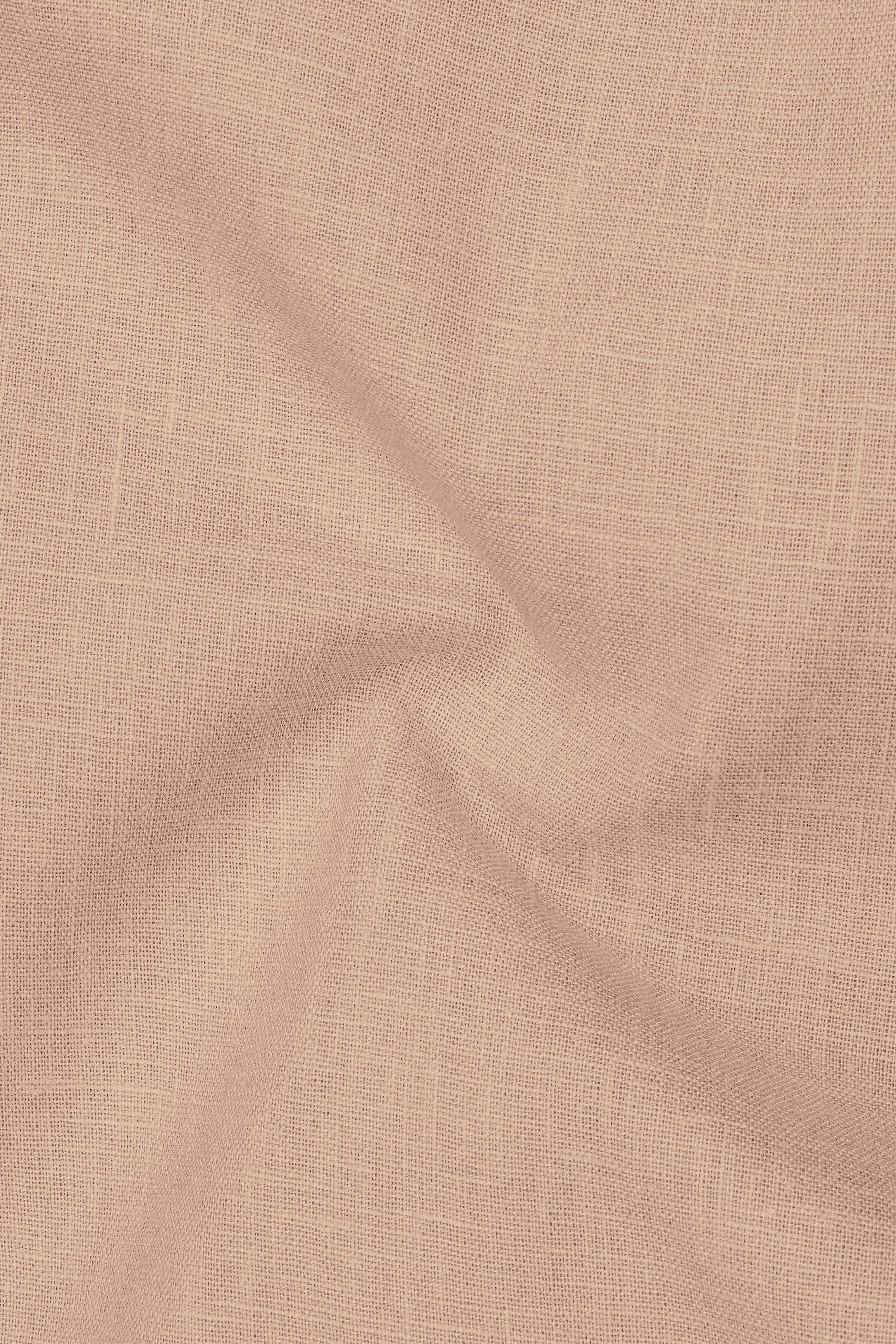 Zenith-Rodeo Brown Luxurious Linen Dress Shirt