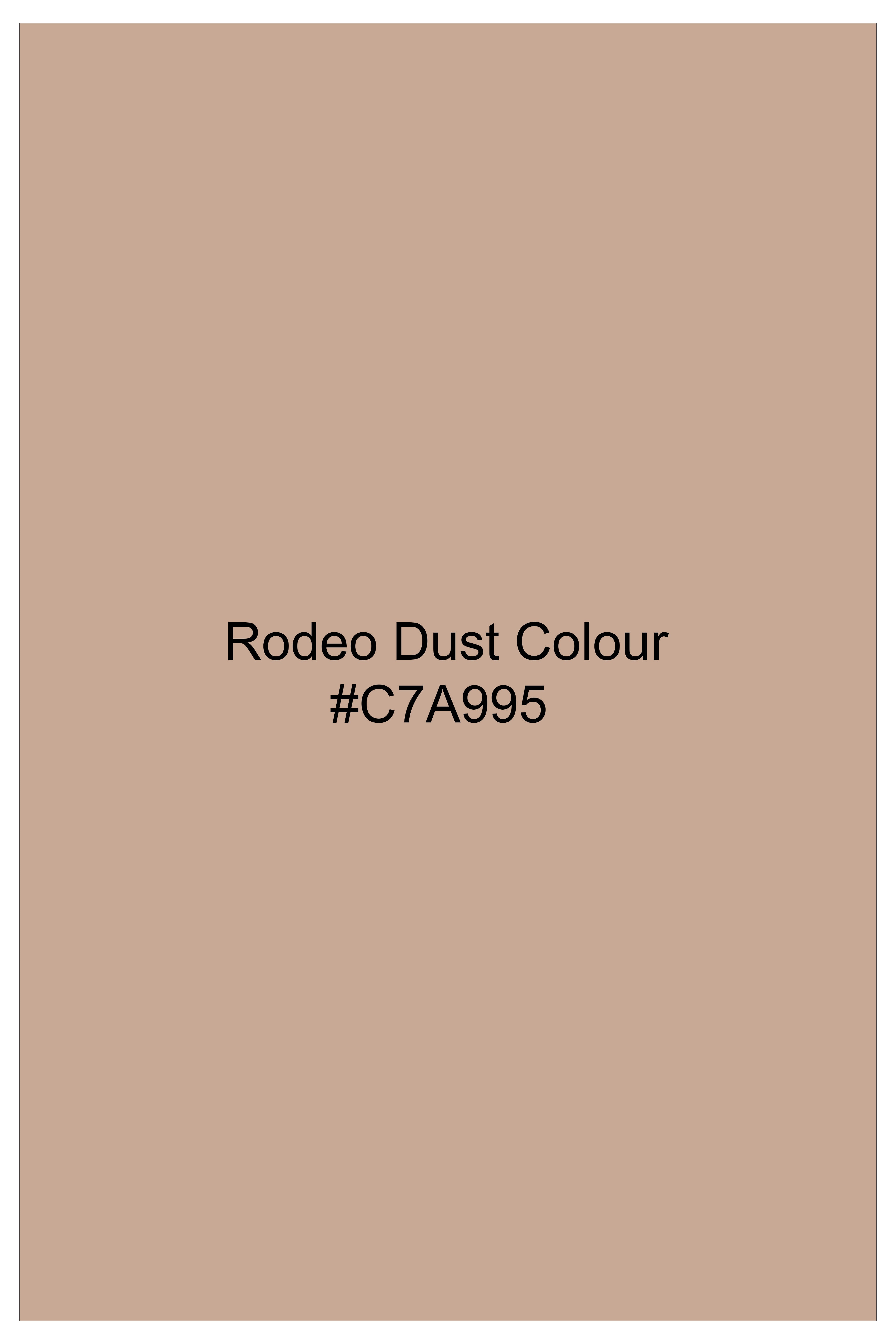 Zenith-Rodeo Brown Luxurious Linen Dress Shirt