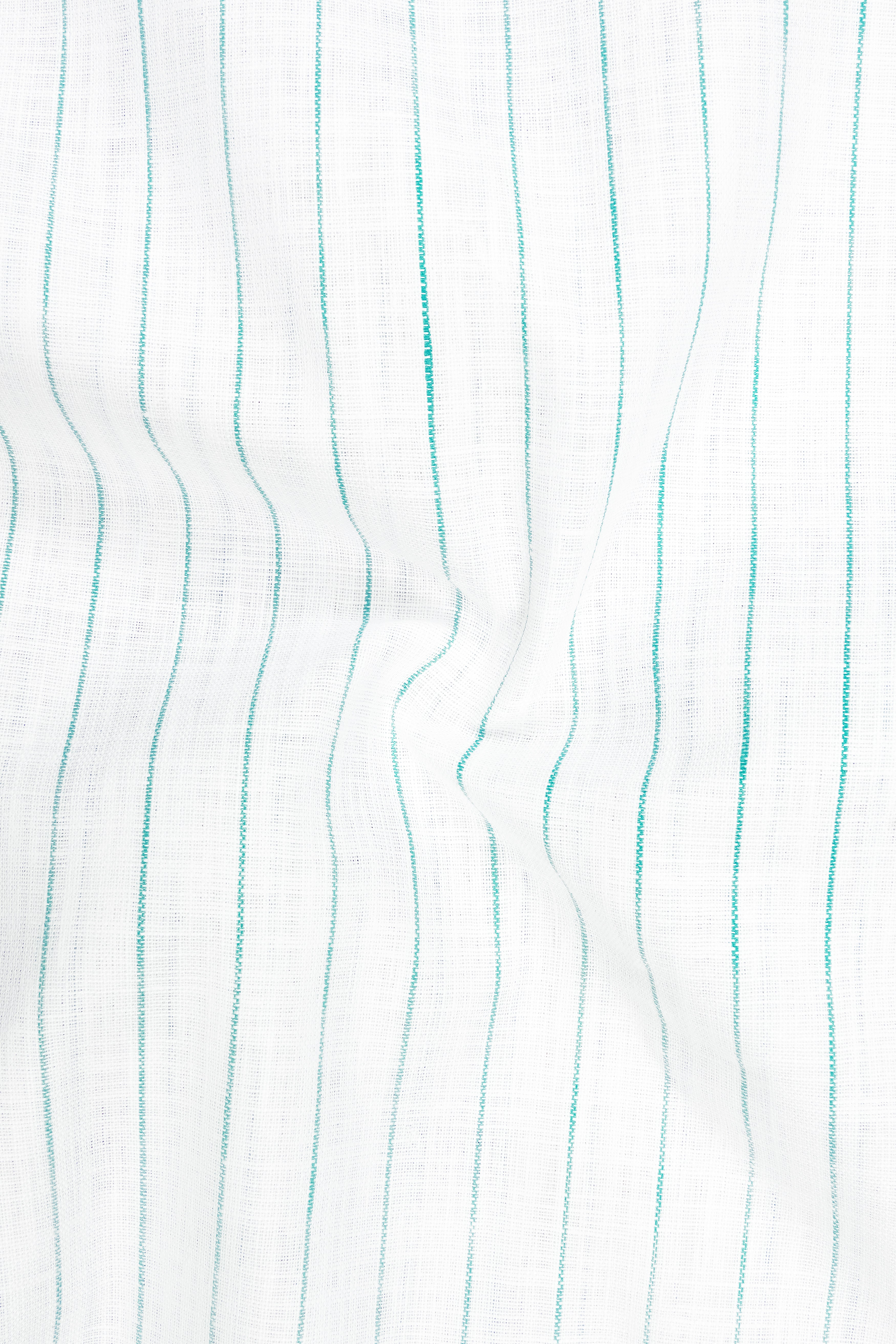 Mariner-Bright White And Neptune Blue Pin Striped Luxurious Linen Dress Shirt