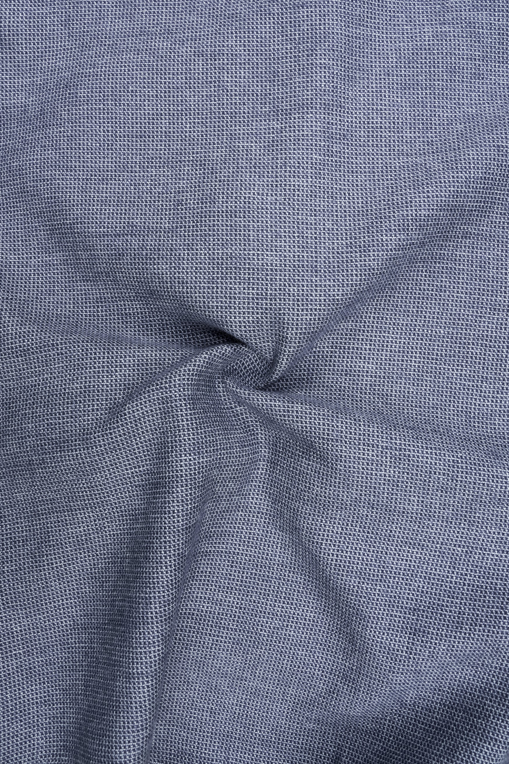 Haven-Shuttle Gray Textured Super Soft Flannel Premium Cotton Casual Shirt