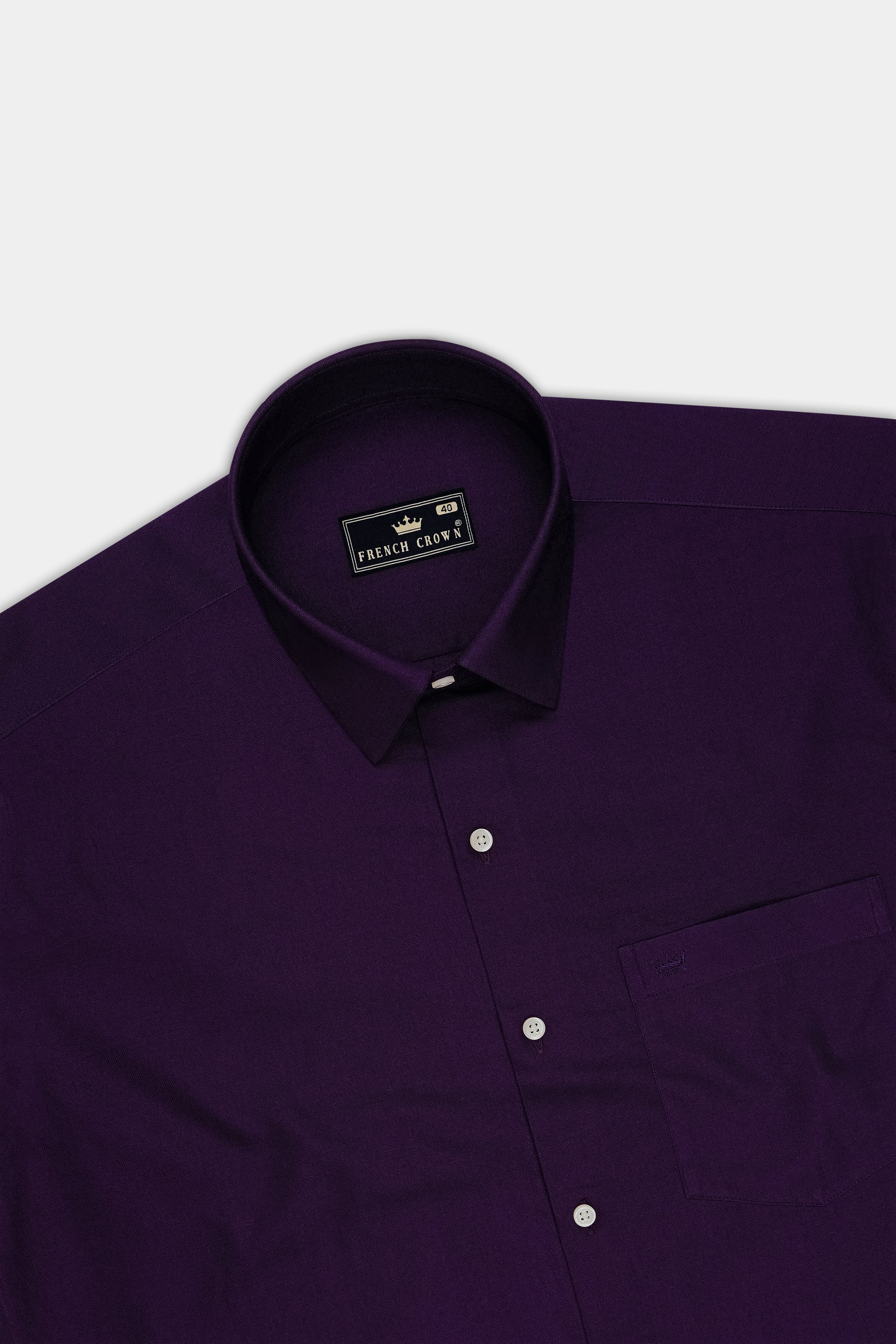 Violet-Revolver Purple Oxford Premium Cotton Dress Shirt