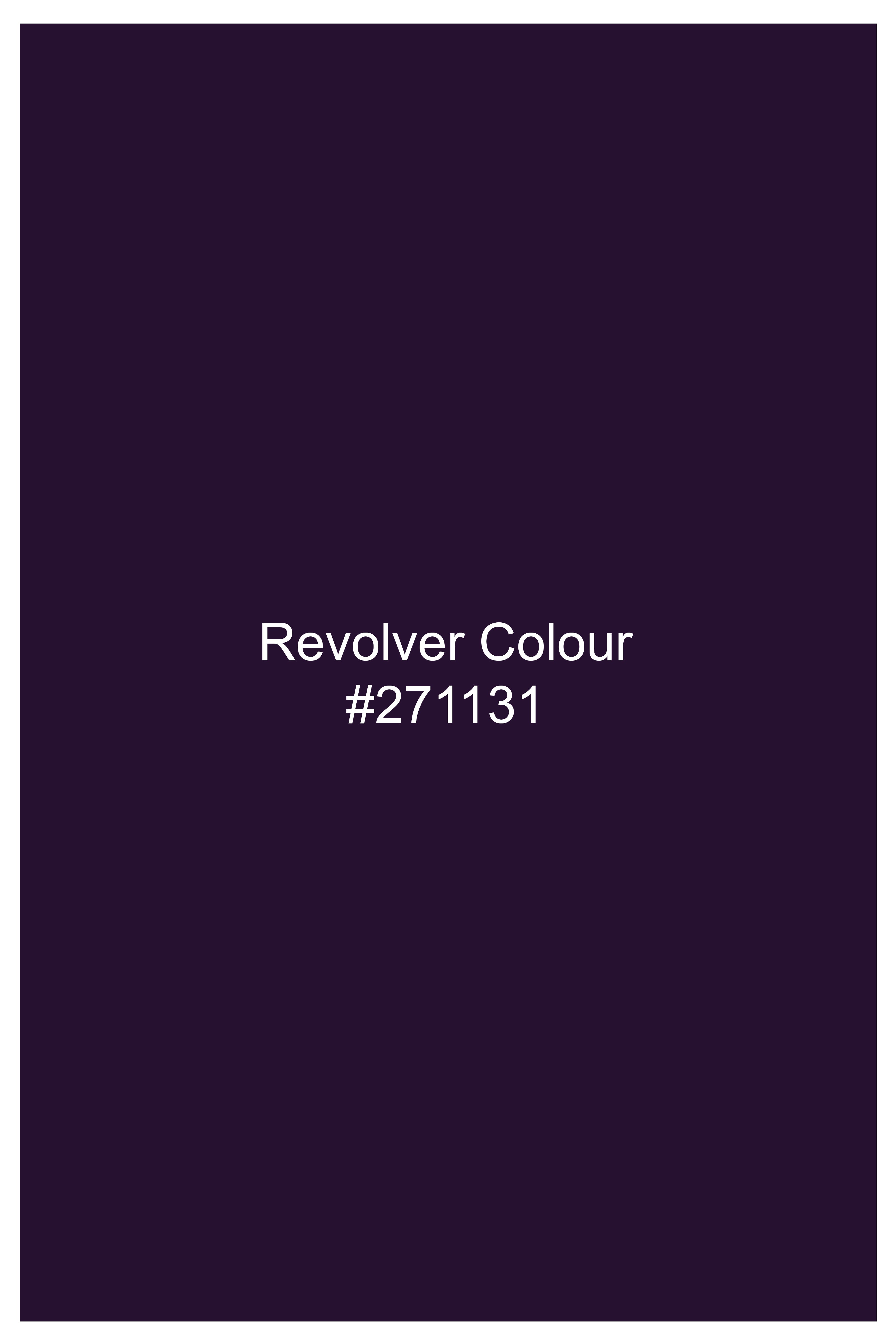 Violet-Revolver Purple Oxford Premium Cotton Dress Button Down Shirt