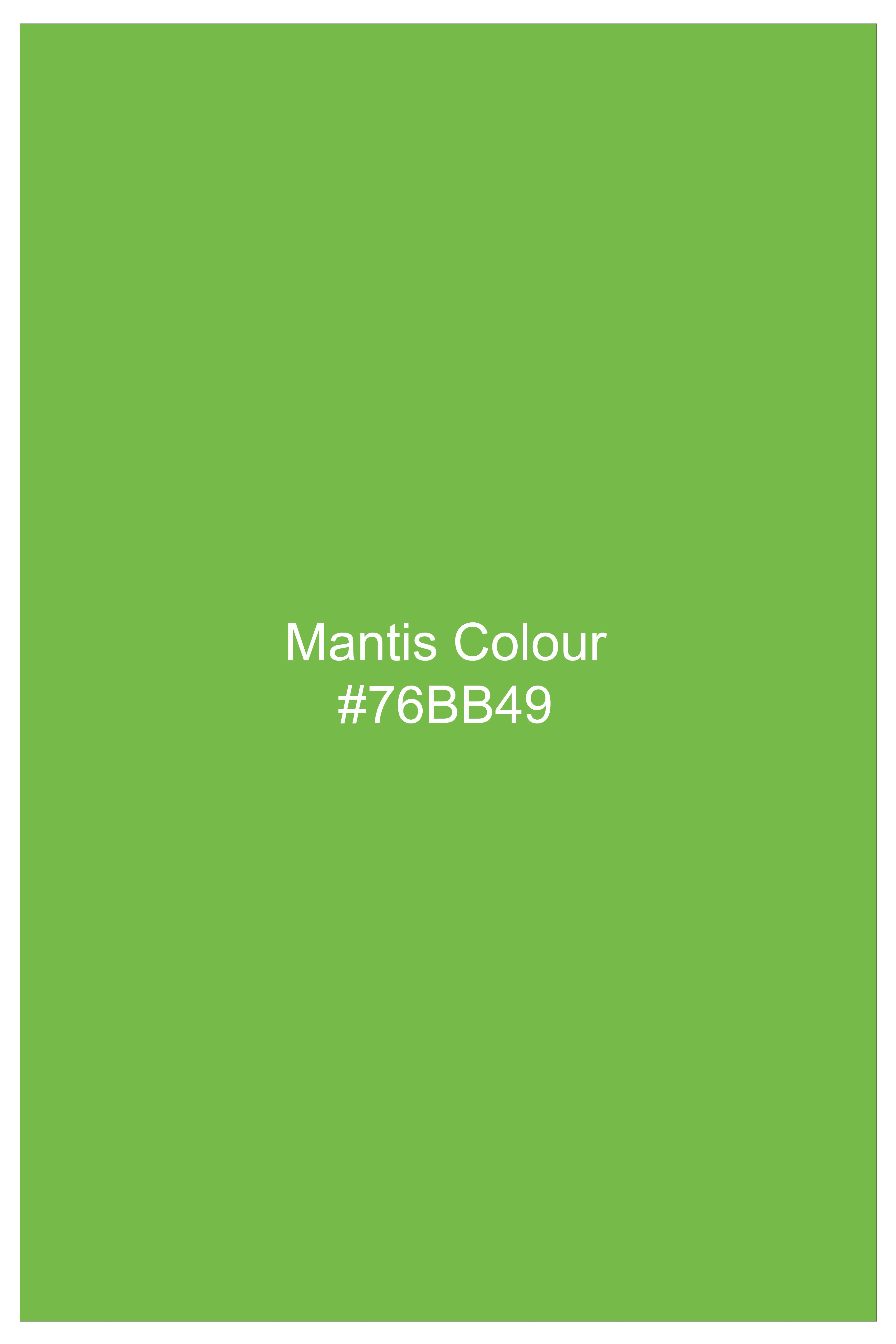 Virent-Mantis Green Oxford Premium Cotton Dress Button Down Shirt