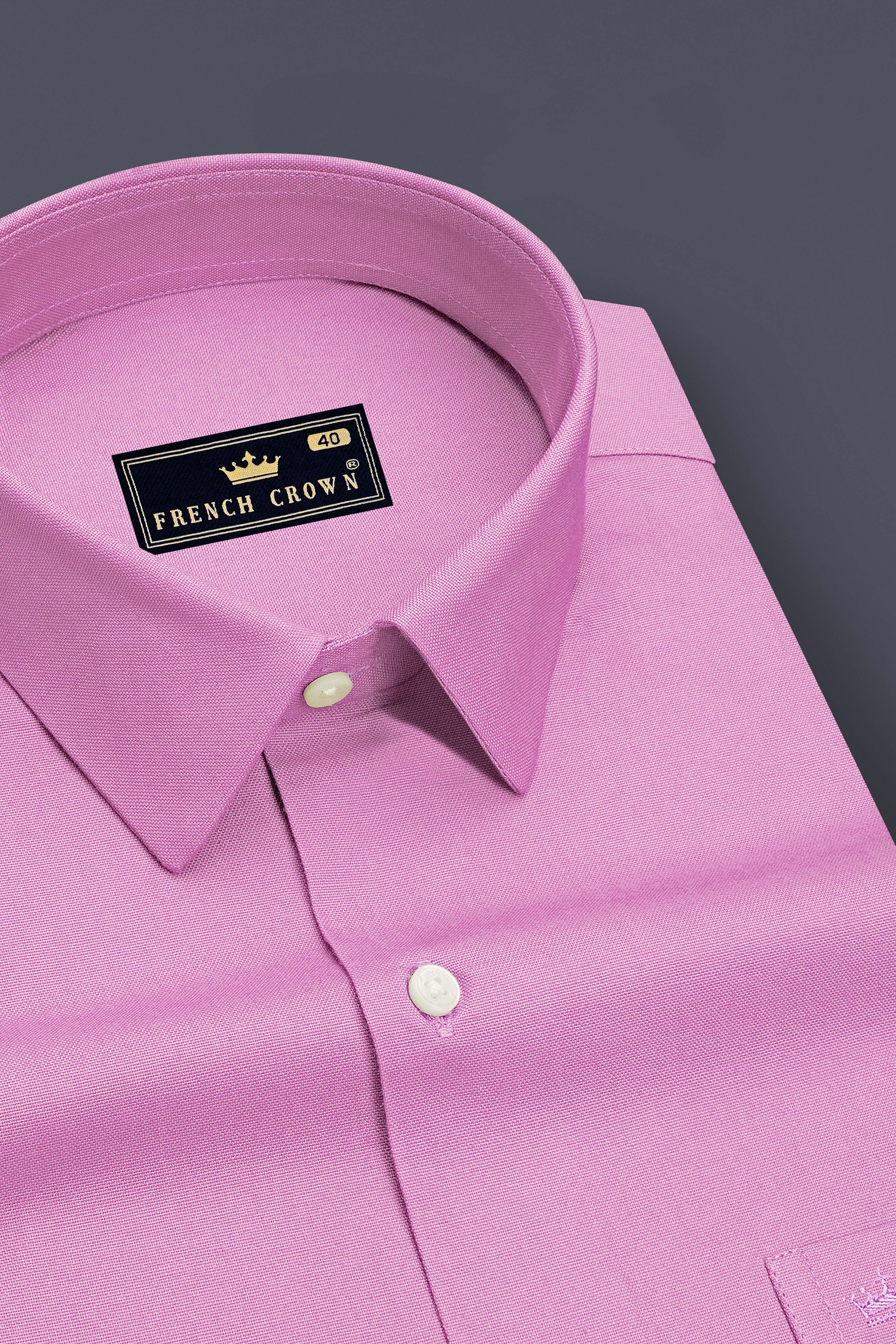 Lorien-Orchid Pink Oxford Premium Cotton Dress Shirt